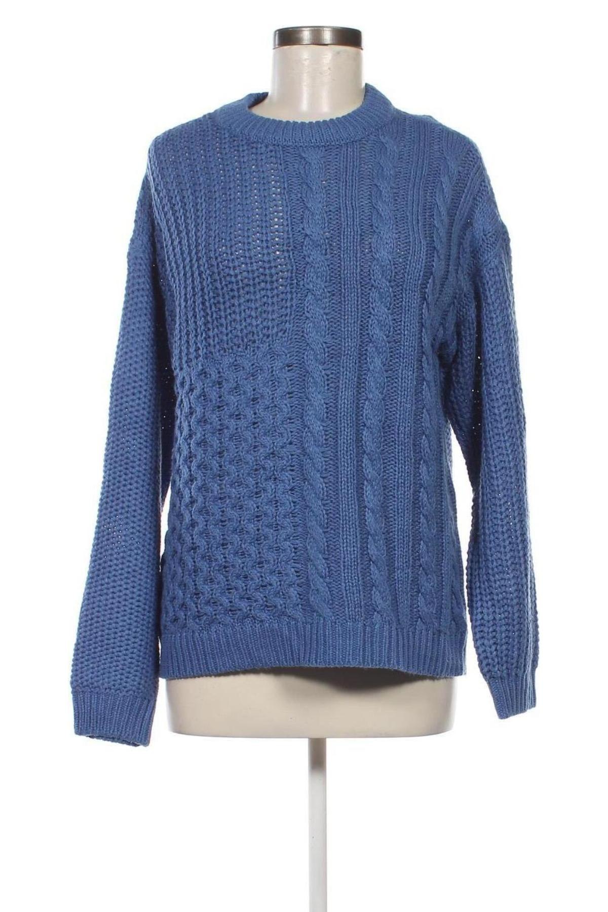 Дамски пуловер VILA, Размер L, Цвят Син, Цена 14,04 лв.