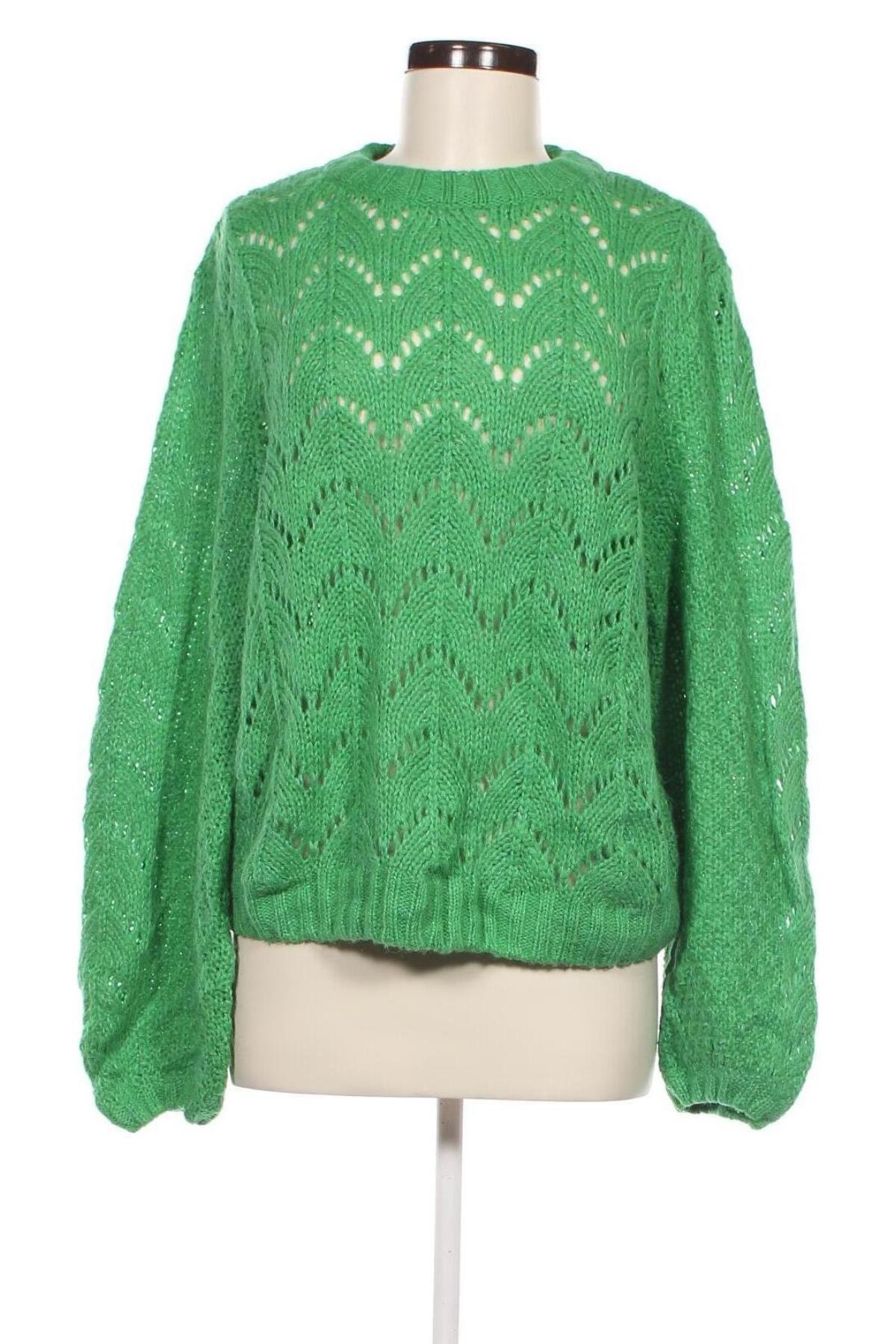 Γυναικείο πουλόβερ VILA, Μέγεθος L, Χρώμα Πράσινο, Τιμή 9,19 €