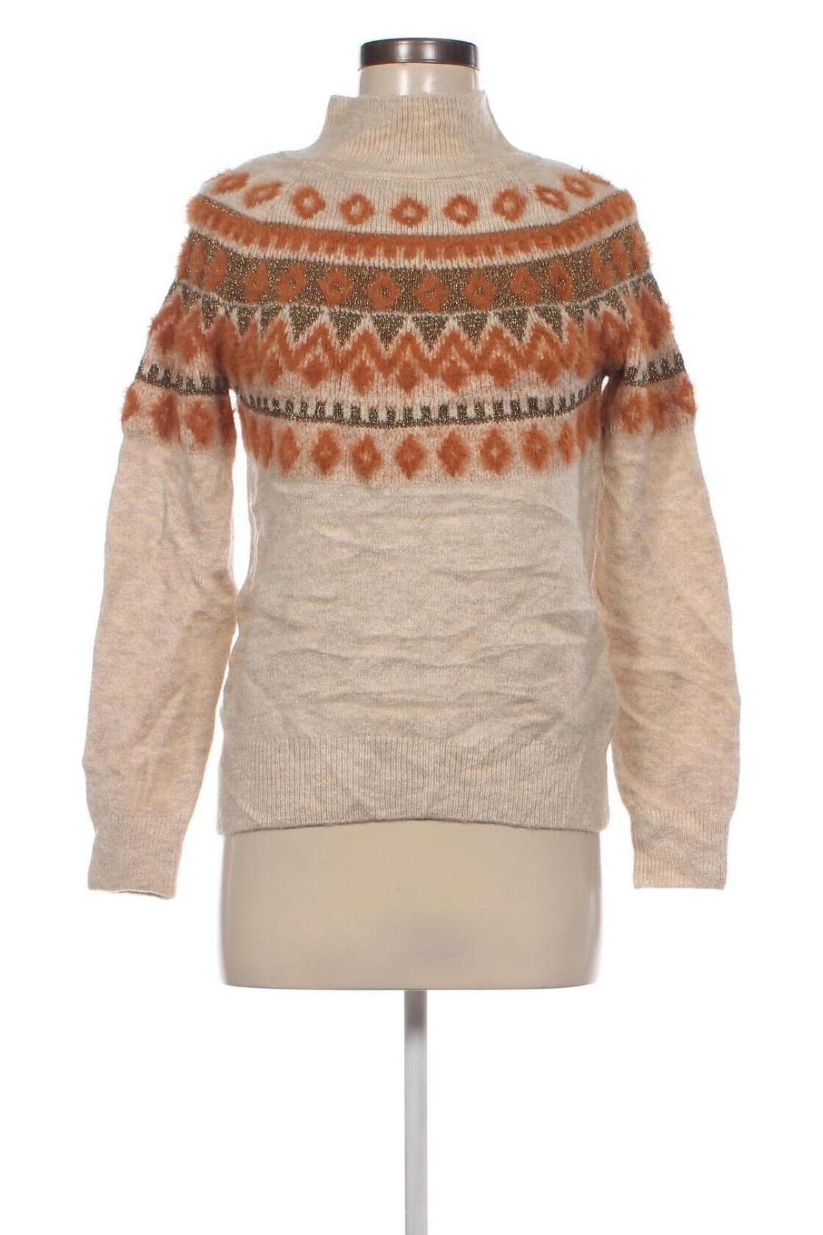 Дамски пуловер Yessica, Размер S, Цвят Бежов, Цена 15,95 лв.