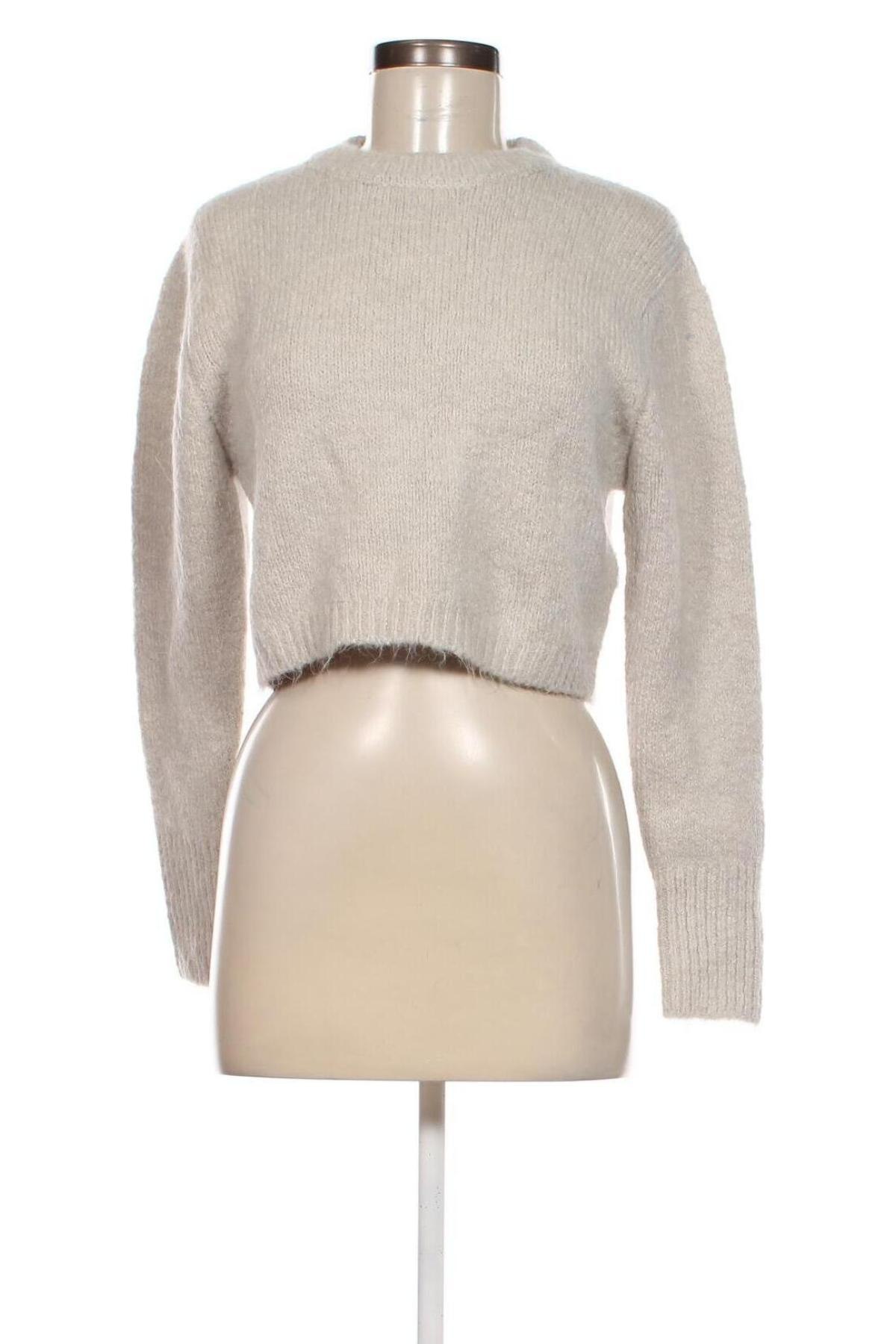 Дамски пуловер Zara, Размер S, Цвят Сив, Цена 34,10 лв.