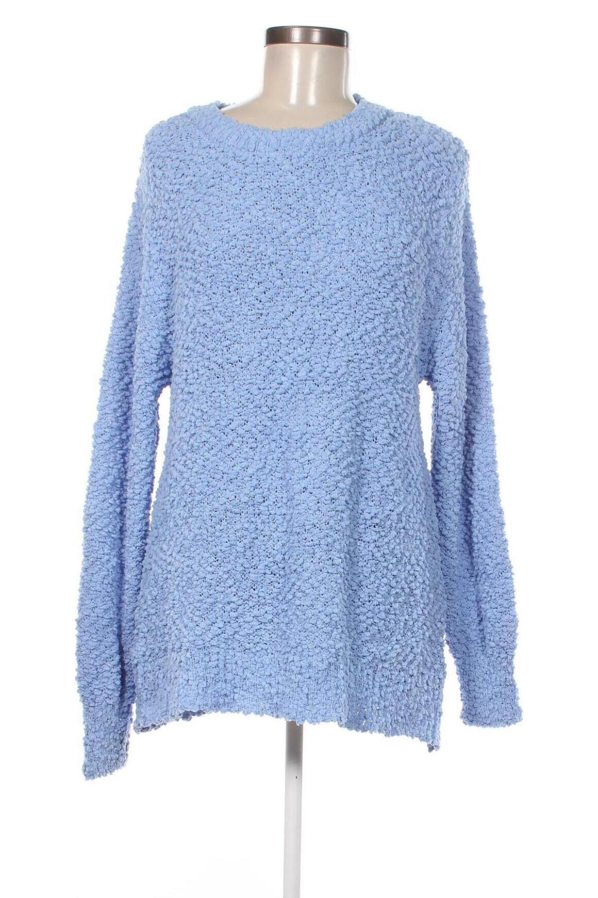 Női pulóver Zenana, Méret L, Szín Kék, Ár 4 046 Ft