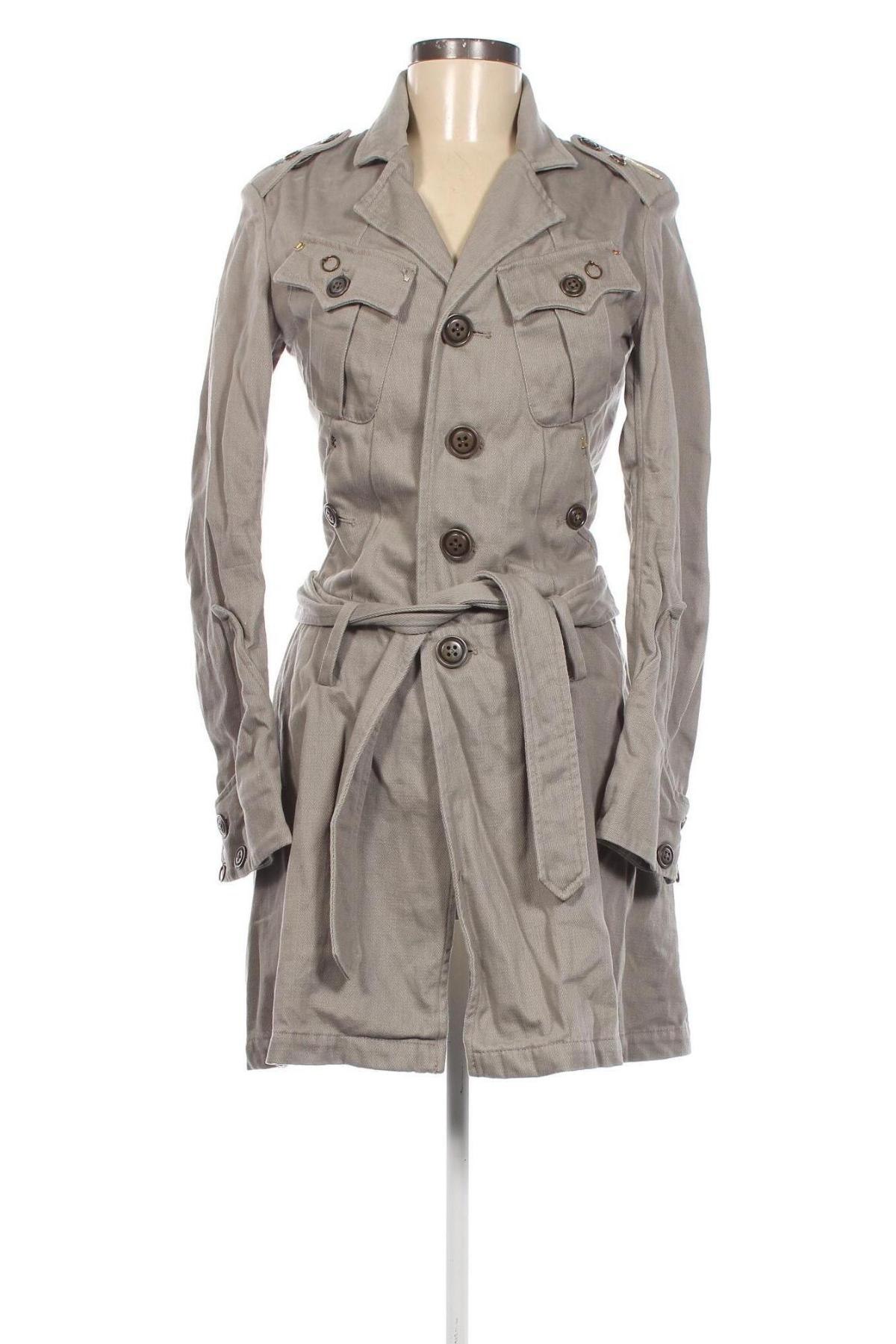 Damen Trench Coat Diesel, Größe S, Farbe Grau, Preis € 25,13