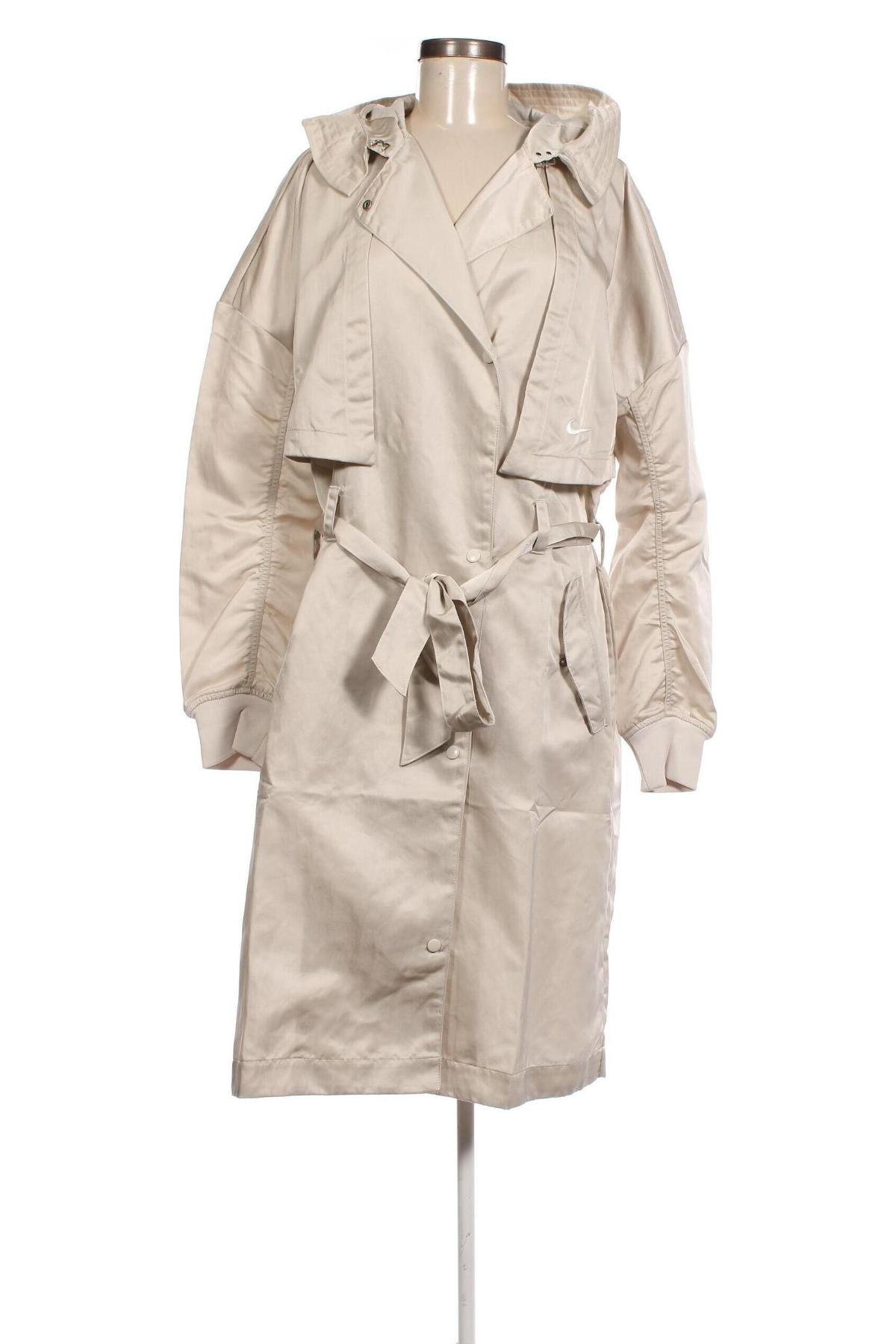 Damen Trench Coat Nike, Größe L, Farbe Beige, Preis € 107,17