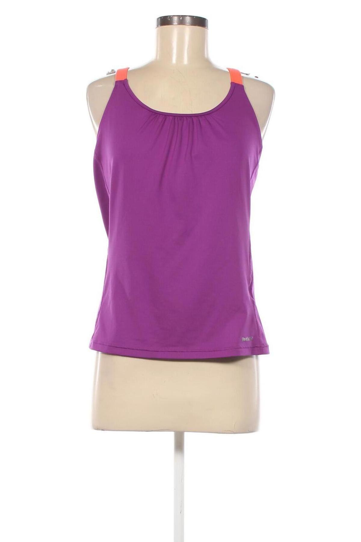 Damen Sporttop Reebok, Größe M, Farbe Lila, Preis 17,00 €