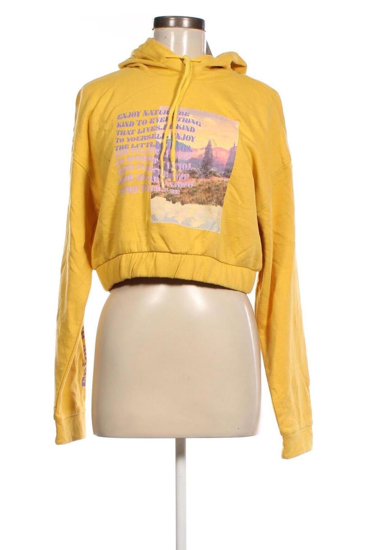 Damen Sweatshirt H&M Divided, Größe L, Farbe Gelb, Preis 11,10 €
