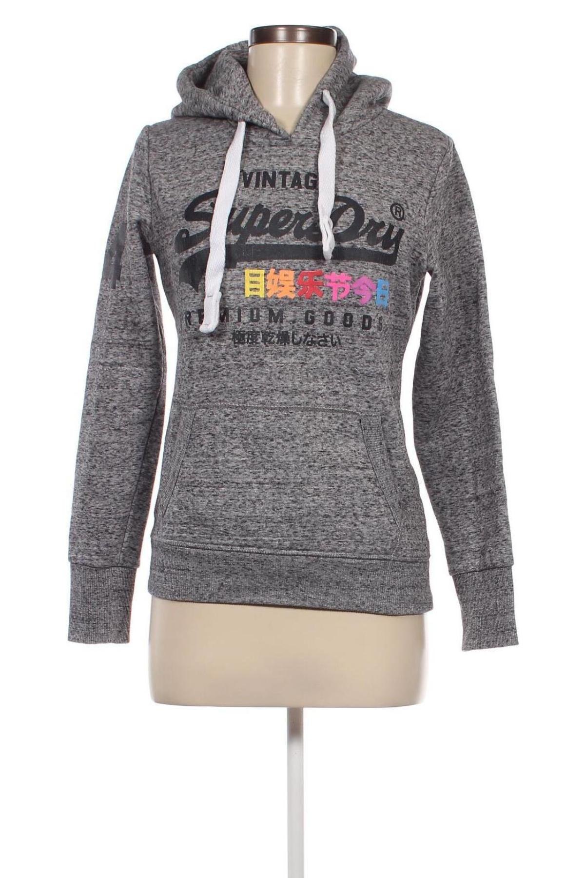 Damen Sweatshirt Superdry, Größe S, Farbe Grau, Preis 31,07 €