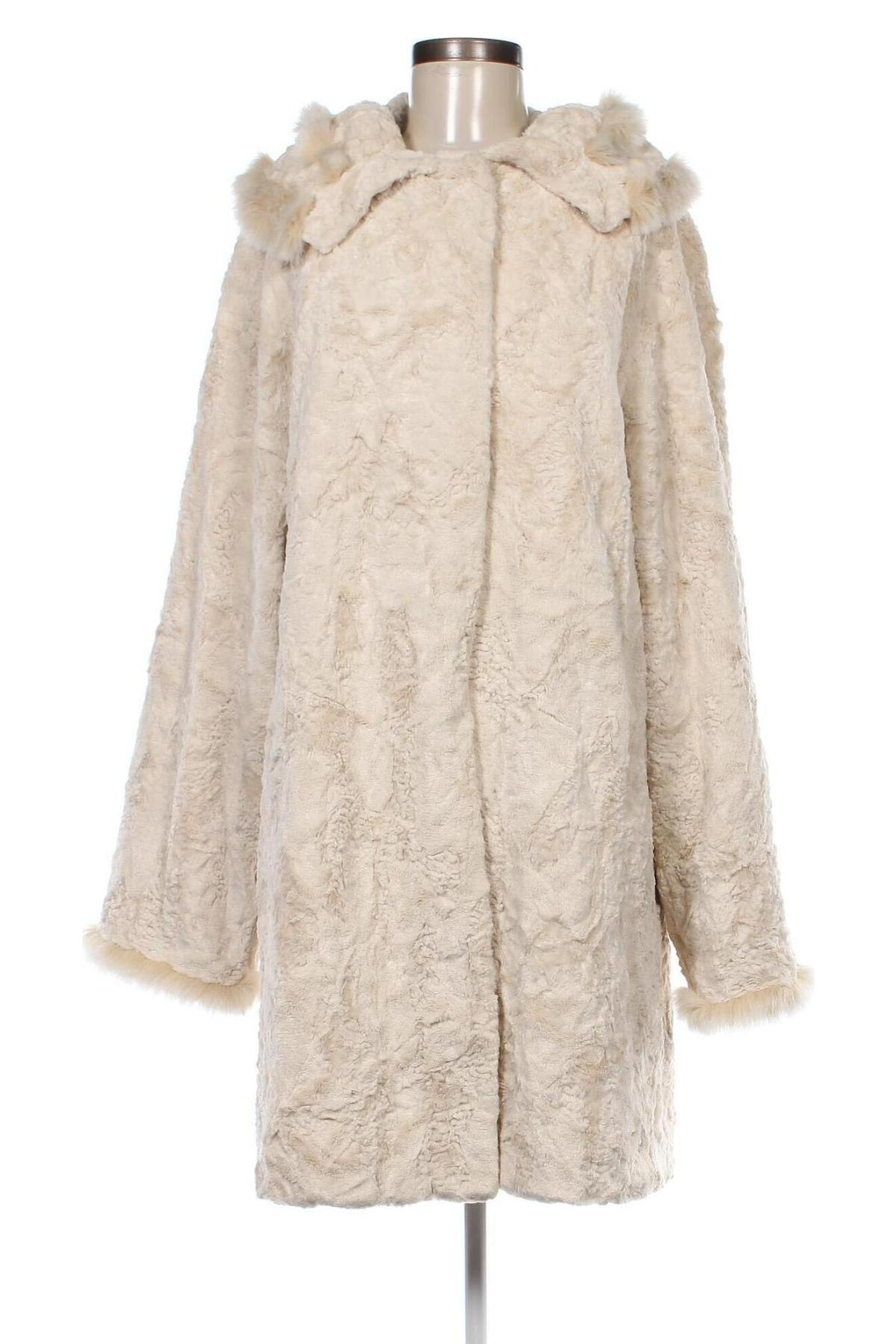 Дамско кожено палто Apriori, Размер S, Цвят Бежов, Цена 123,65 лв.