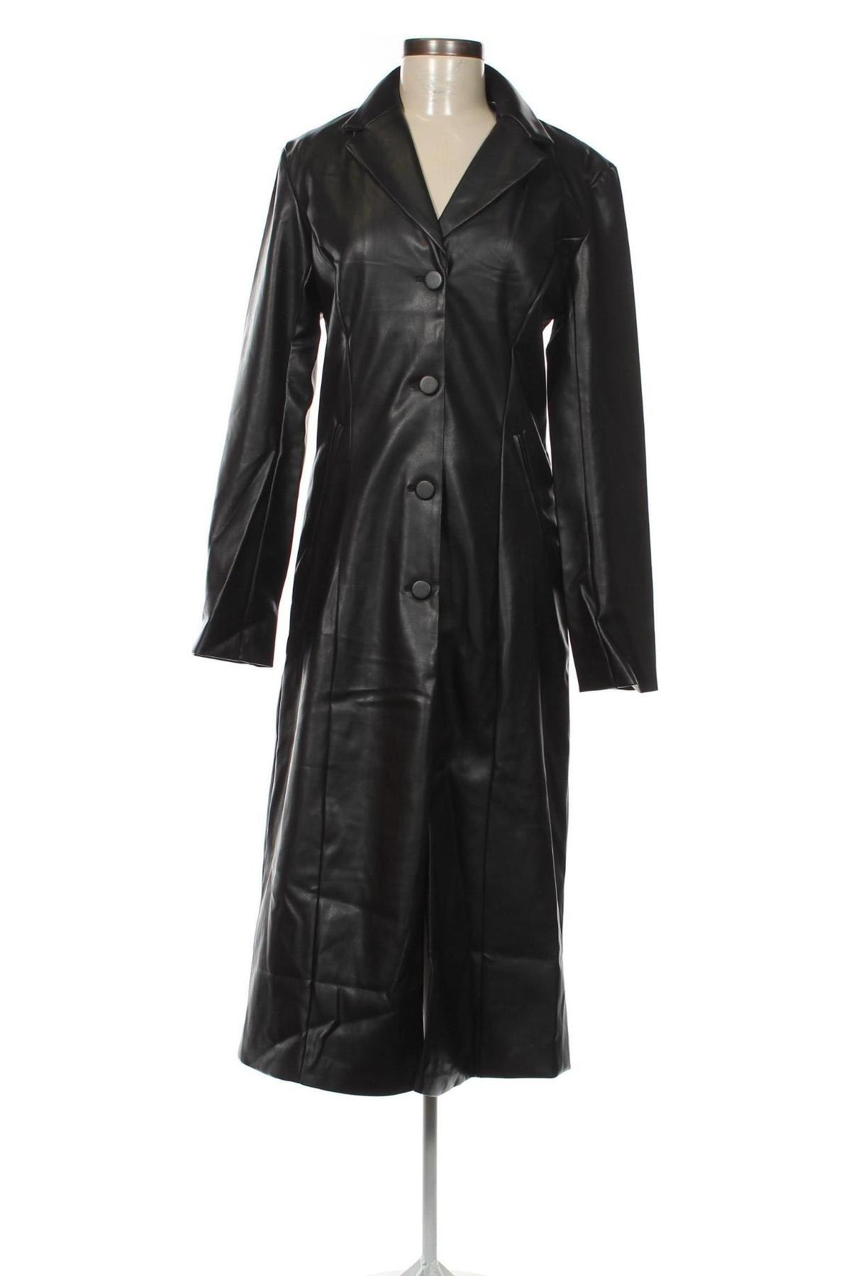 Dámska kožená bunda  About You, Veľkosť M, Farba Čierna, Cena  43,30 €