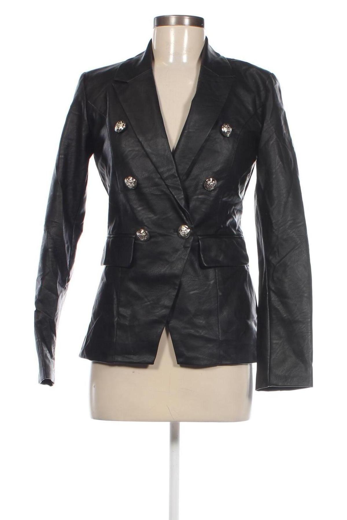 Γυναικείο δερμάτινο μπουφάν Body Flirt, Μέγεθος XS, Χρώμα Μαύρο, Τιμή 30,31 €