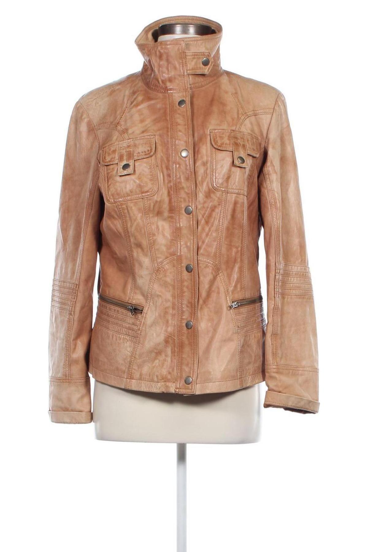 Damen Lederjacke C&A, Größe M, Farbe Braun, Preis € 74,46