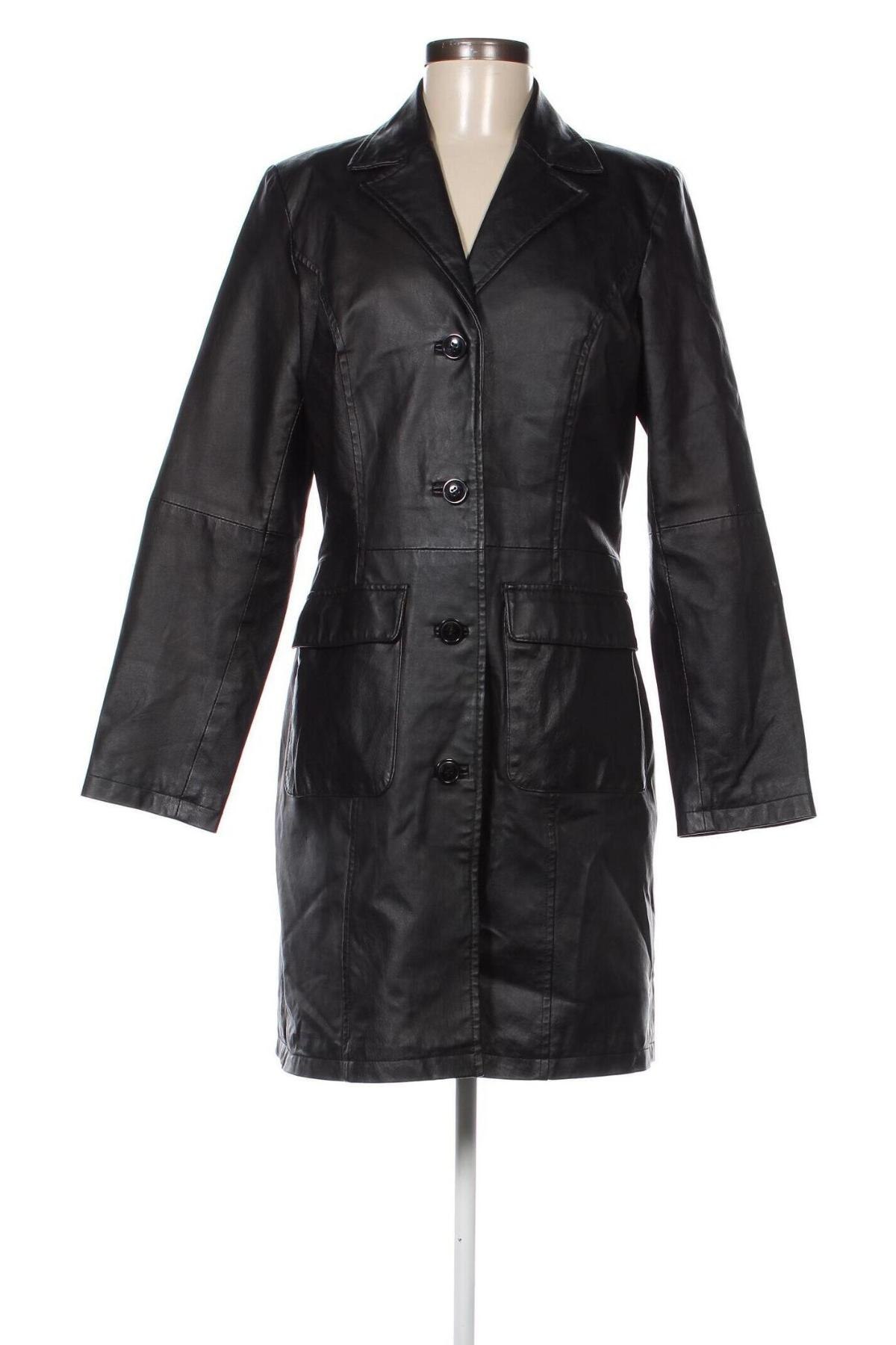 Damen Lederjacke Mia Linea, Größe M, Farbe Schwarz, Preis € 74,46