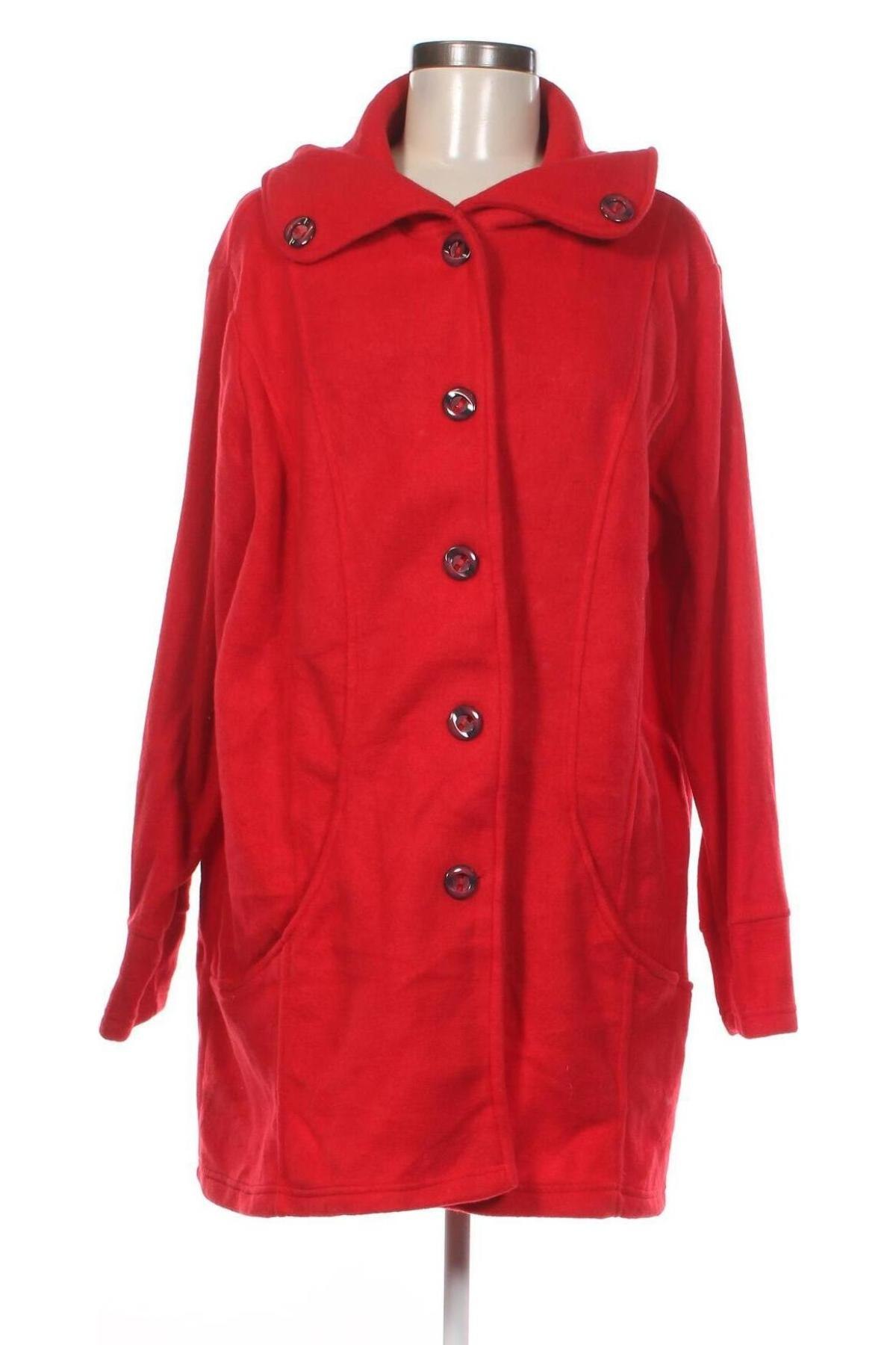 Γυναικείο παλτό, Μέγεθος XXL, Χρώμα Κόκκινο, Τιμή 36,40 €