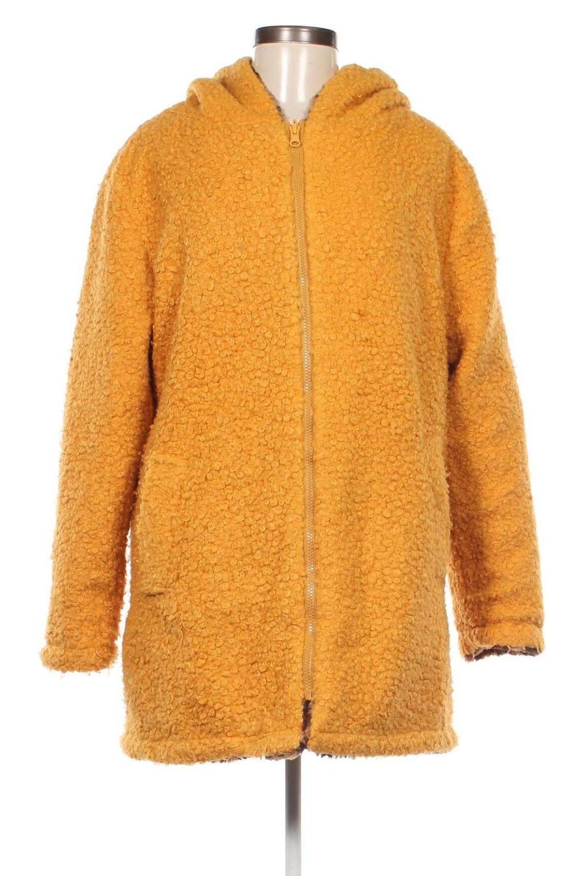 Γυναικείο παλτό, Μέγεθος XL, Χρώμα Κίτρινο, Τιμή 43,02 €
