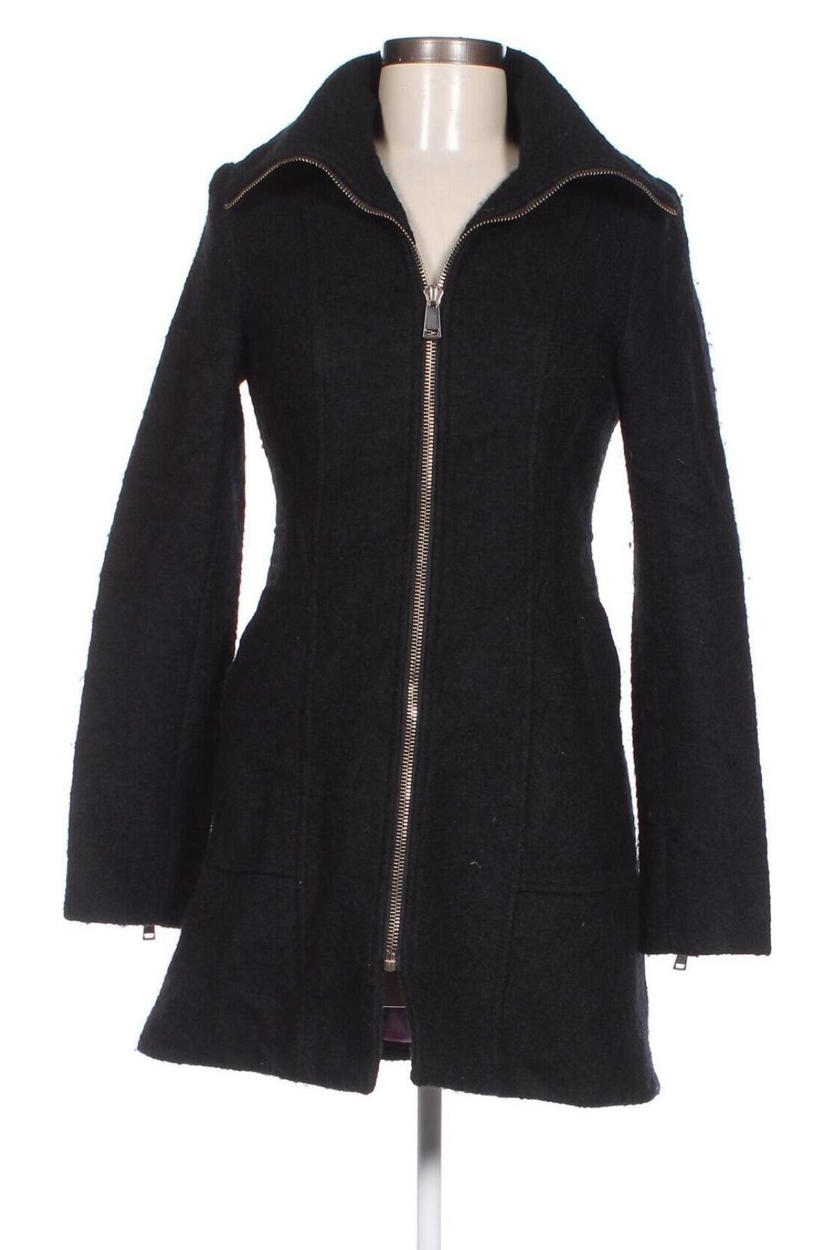 Γυναικείο παλτό Amisu, Μέγεθος S, Χρώμα Μαύρο, Τιμή 33,29 €