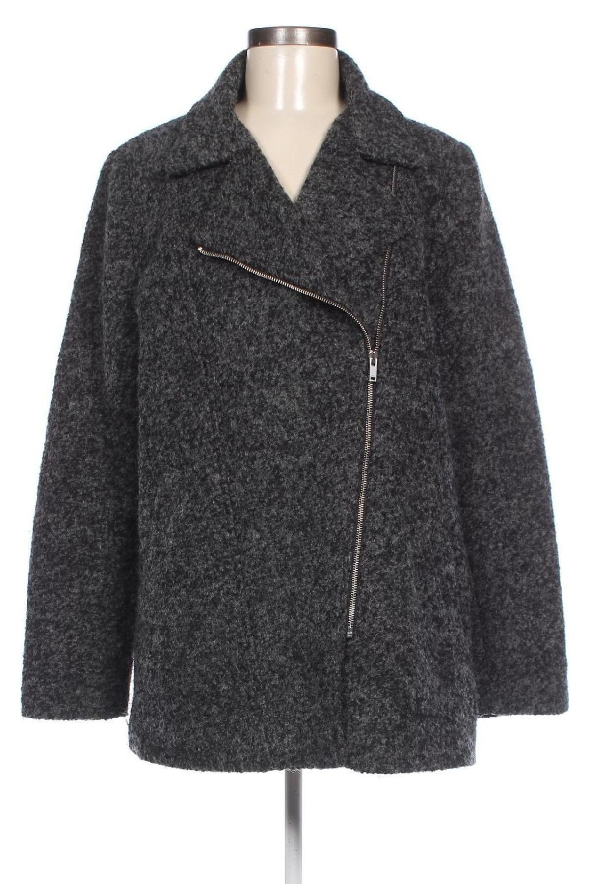 Γυναικείο παλτό Clockhouse, Μέγεθος L, Χρώμα Γκρί, Τιμή 42,99 €