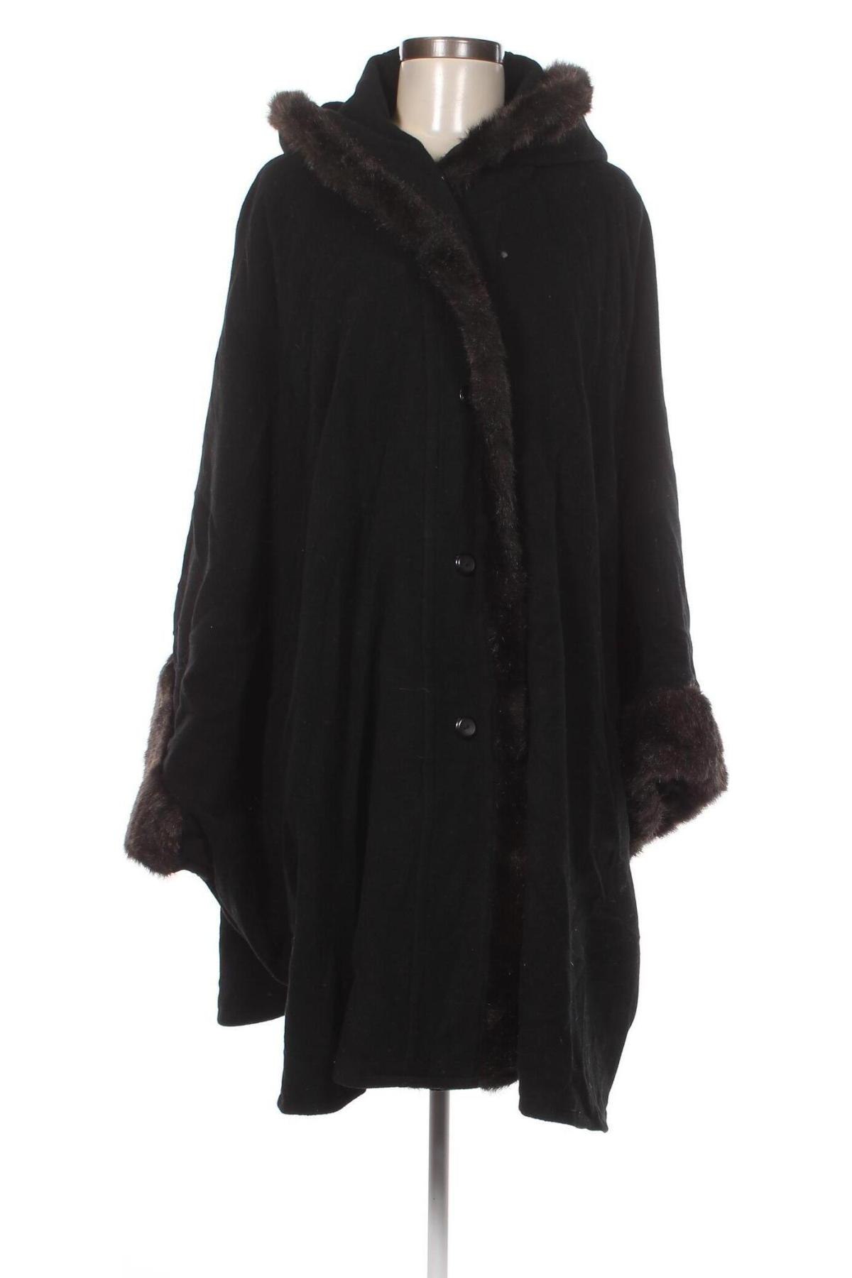 Дамско палто Creation Atelier, Размер XL, Цвят Черен, Цена 69,55 лв.