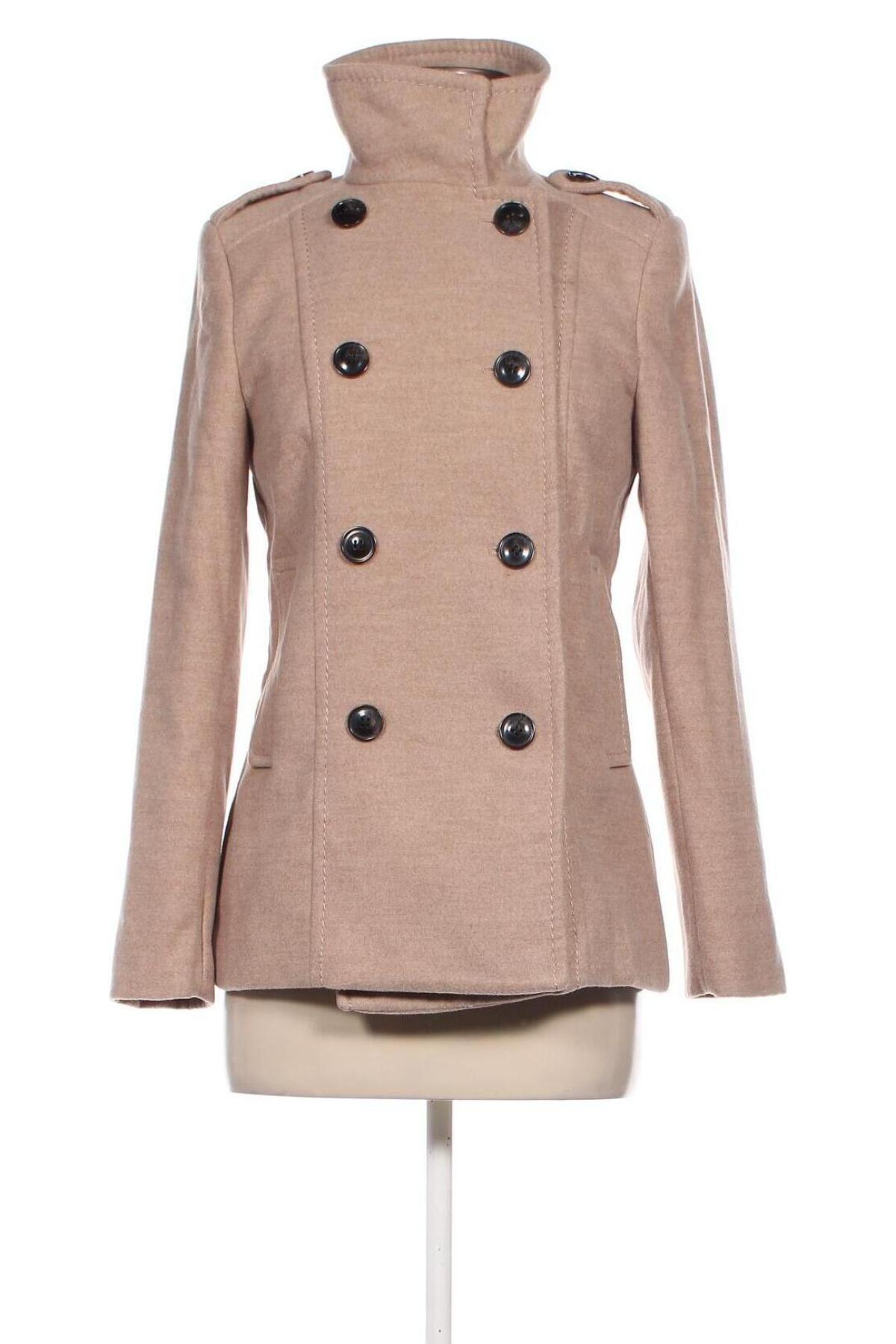Γυναικείο παλτό H&M, Μέγεθος S, Χρώμα  Μπέζ, Τιμή 41,04 €
