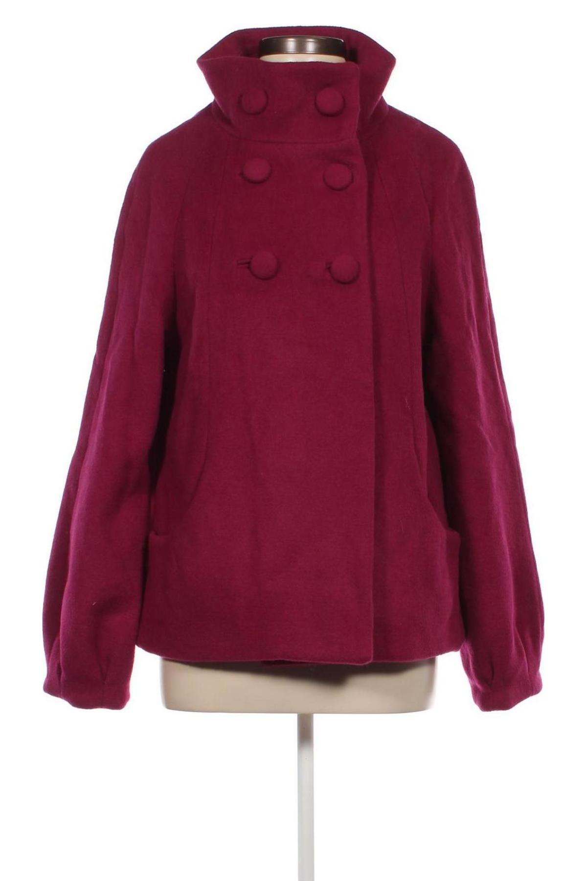 Дамско палто H&M, Размер XL, Цвят Розов, Цена 69,55 лв.