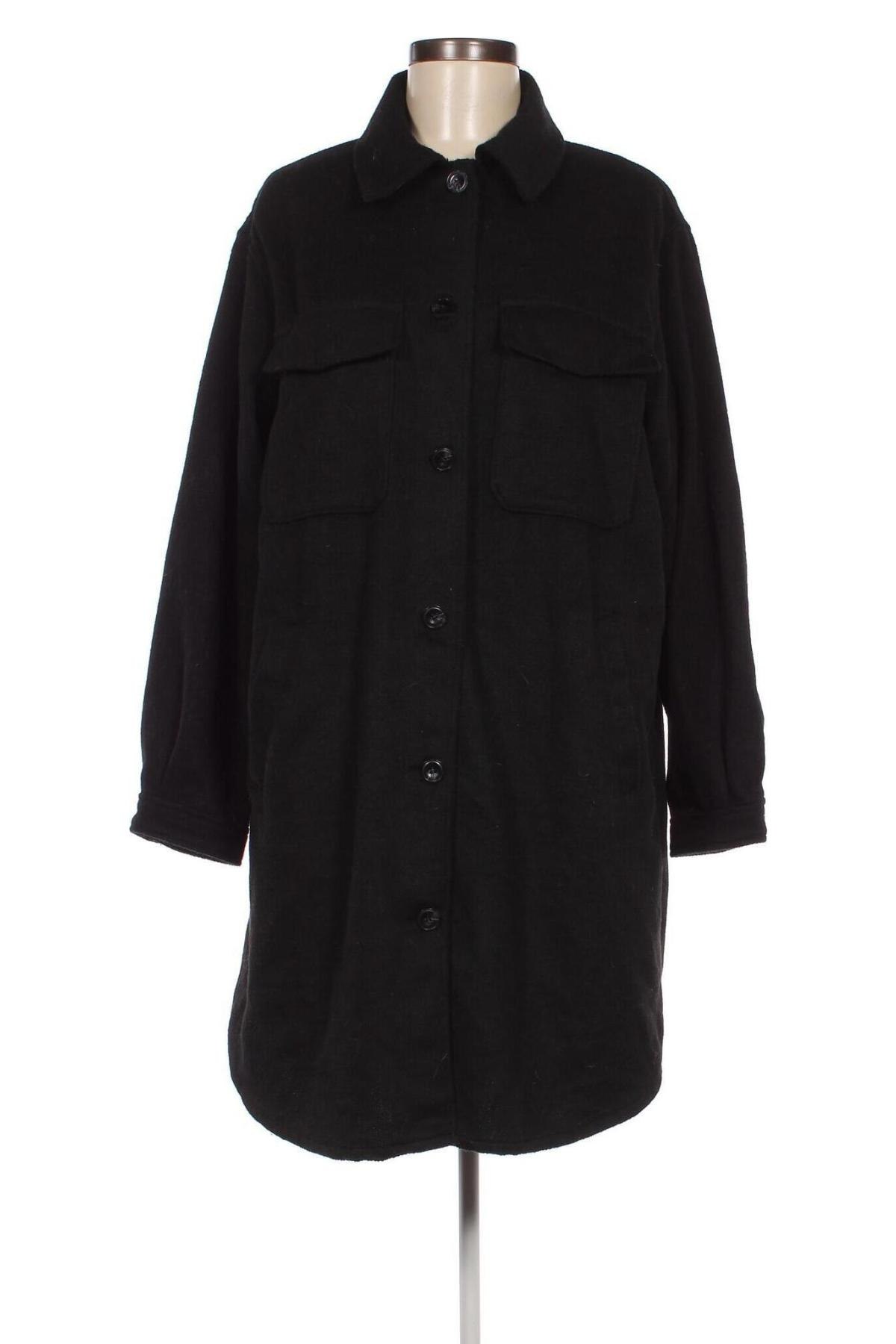 Γυναικείο παλτό H&M Divided, Μέγεθος M, Χρώμα Μαύρο, Τιμή 19,80 €