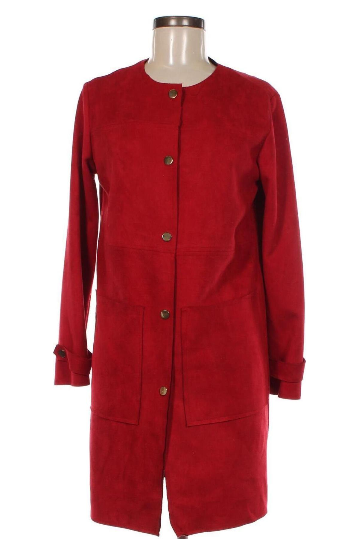 Дамско палто Koton, Размер M, Цвят Червен, Цена 63,80 лв.