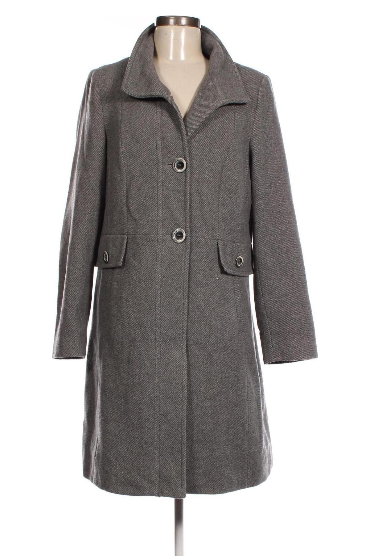 Дамско палто Kstn By Kirsten, Размер L, Цвят Сив, Цена 50,70 лв.