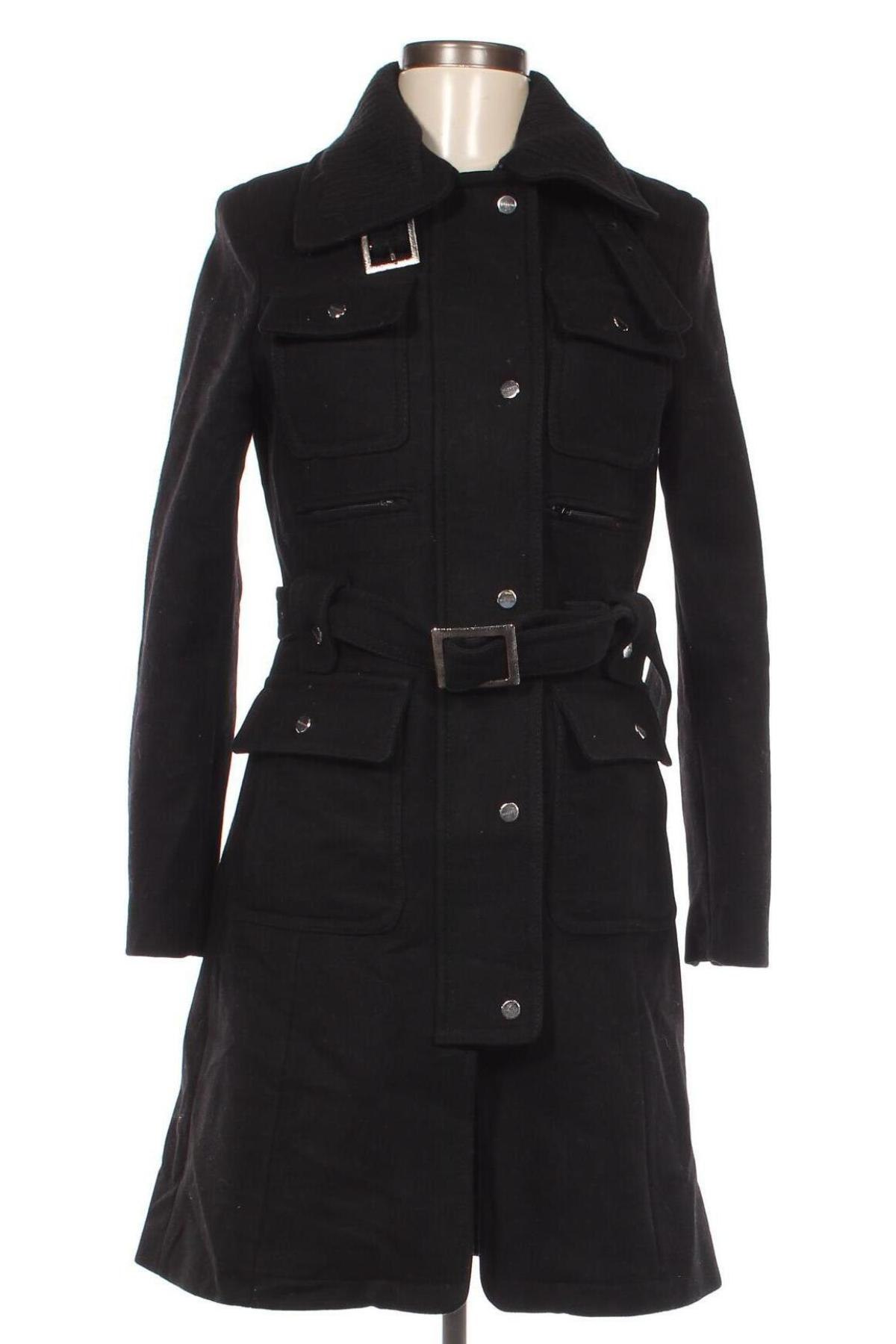 Дамско палто Mabrun, Размер M, Цвят Черен, Цена 103,60 лв.