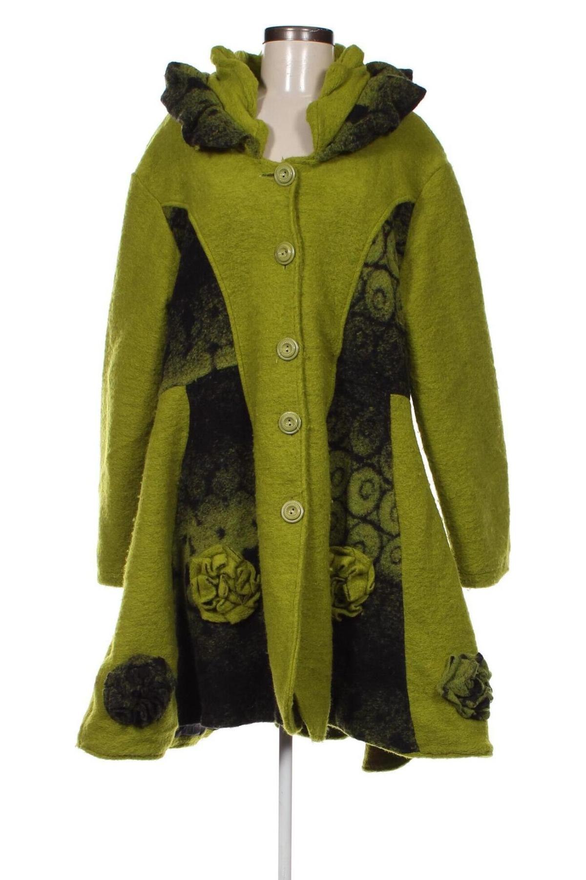 Palton de femei Made In Italy, Mărime 3XL, Culoare Verde, Preț 263,98 Lei