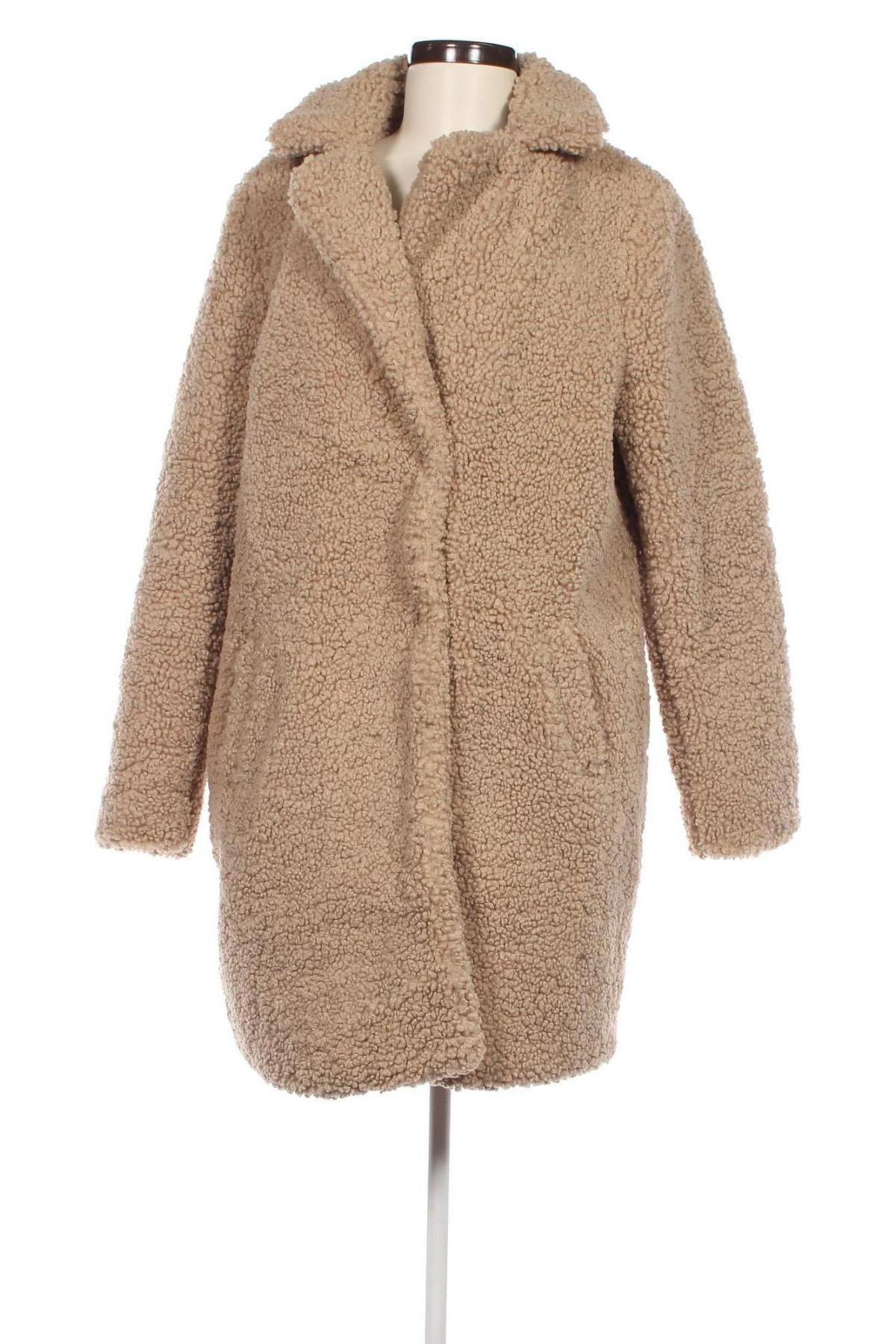 Дамско палто Noisy May, Размер L, Цвят Бежов, Цена 69,55 лв.