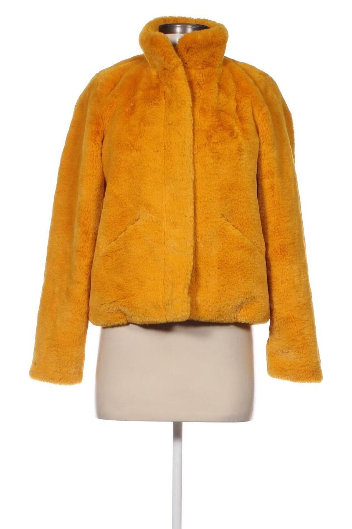 Γυναικείο παλτό ONLY, Μέγεθος XS, Χρώμα Κίτρινο, Τιμή 22,11 €