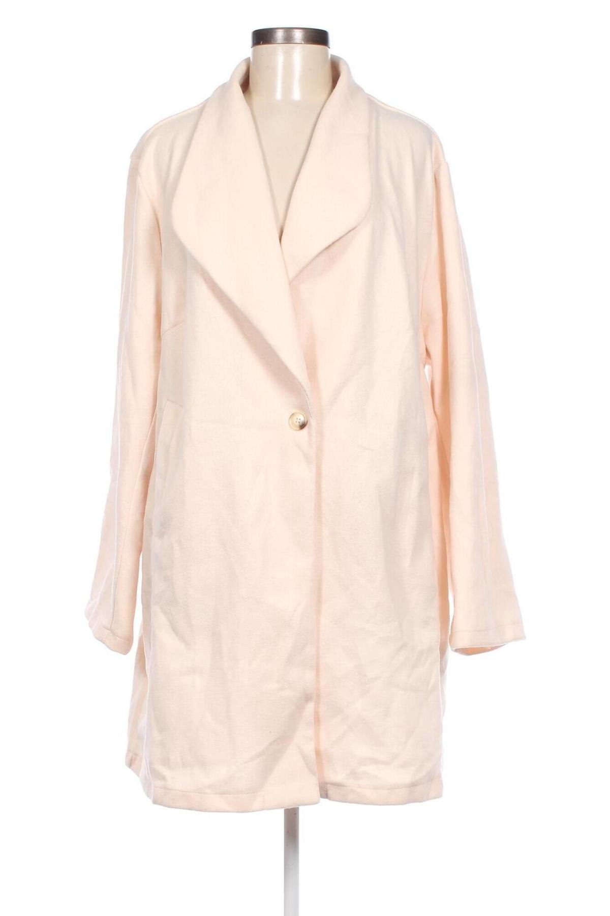 Dámský kabát  SHEIN, Velikost 3XL, Barva Krémová, Cena  938,00 Kč