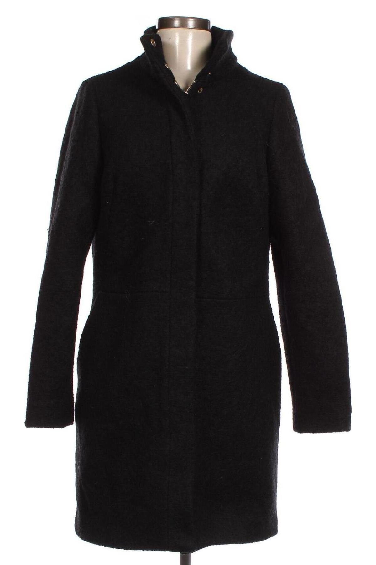 Γυναικείο παλτό VILA, Μέγεθος M, Χρώμα Μαύρο, Τιμή 21,09 €