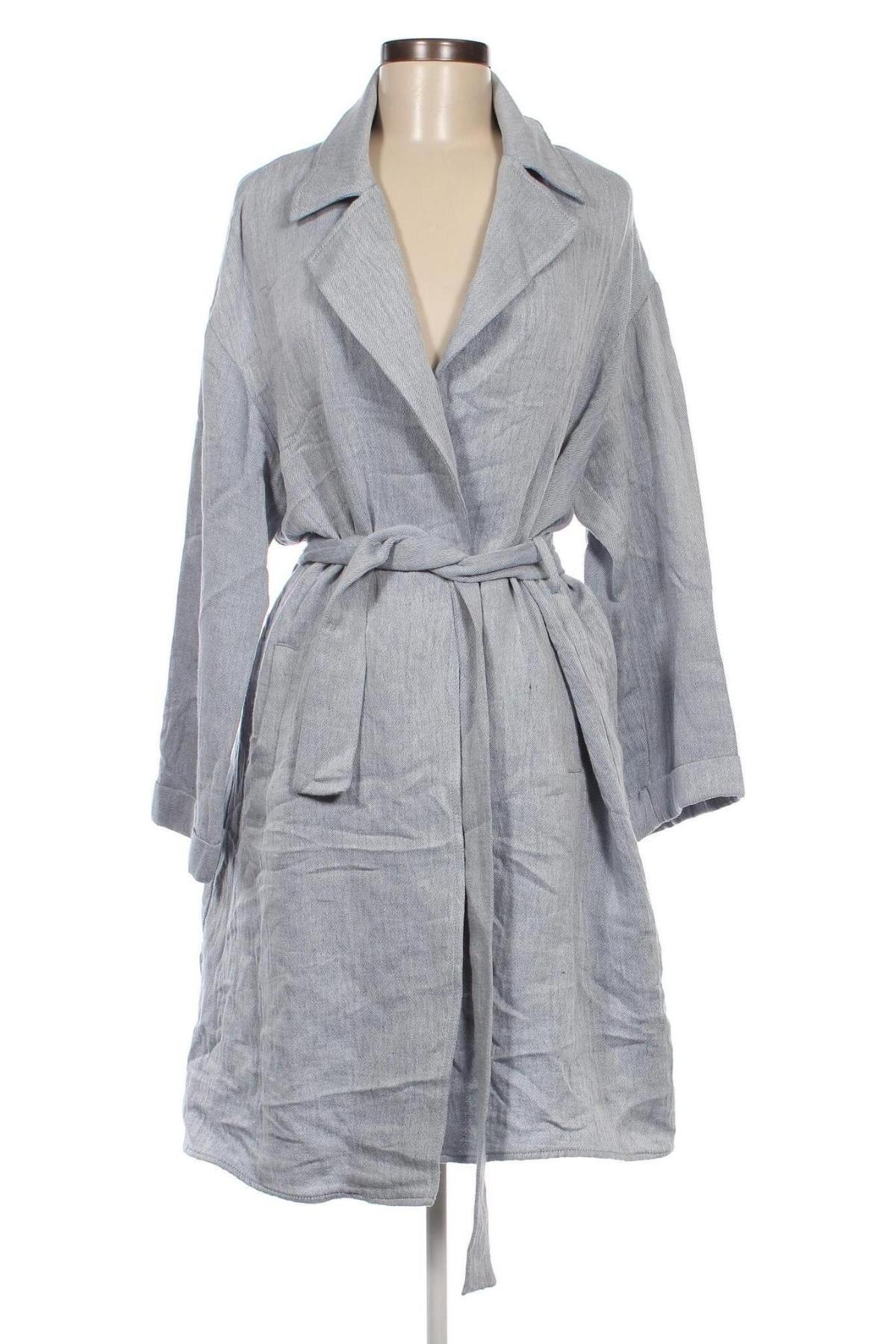Dámský kabát  Zara, Velikost L, Barva Modrá, Cena  482,00 Kč