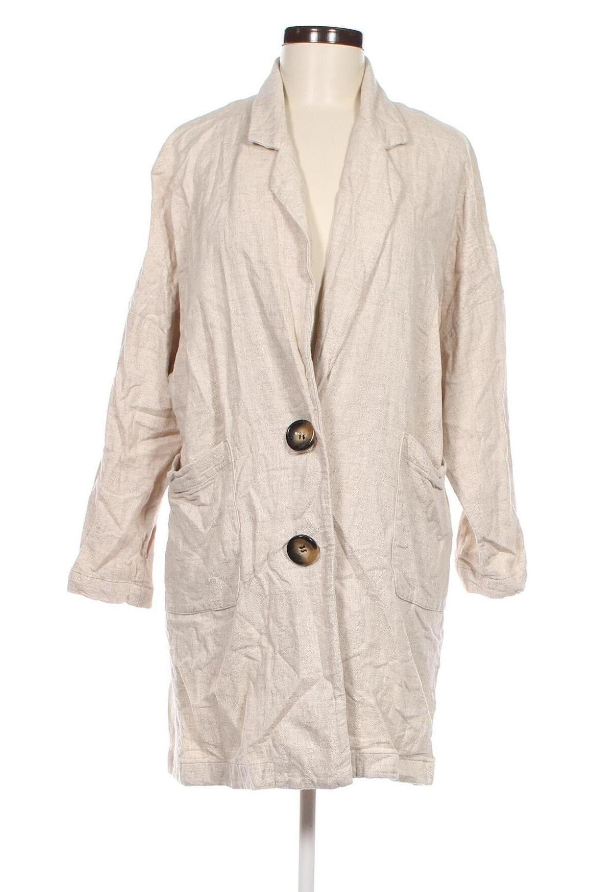 Dámsky kabát  Zara, Veľkosť S, Farba Béžová, Cena  17,15 €