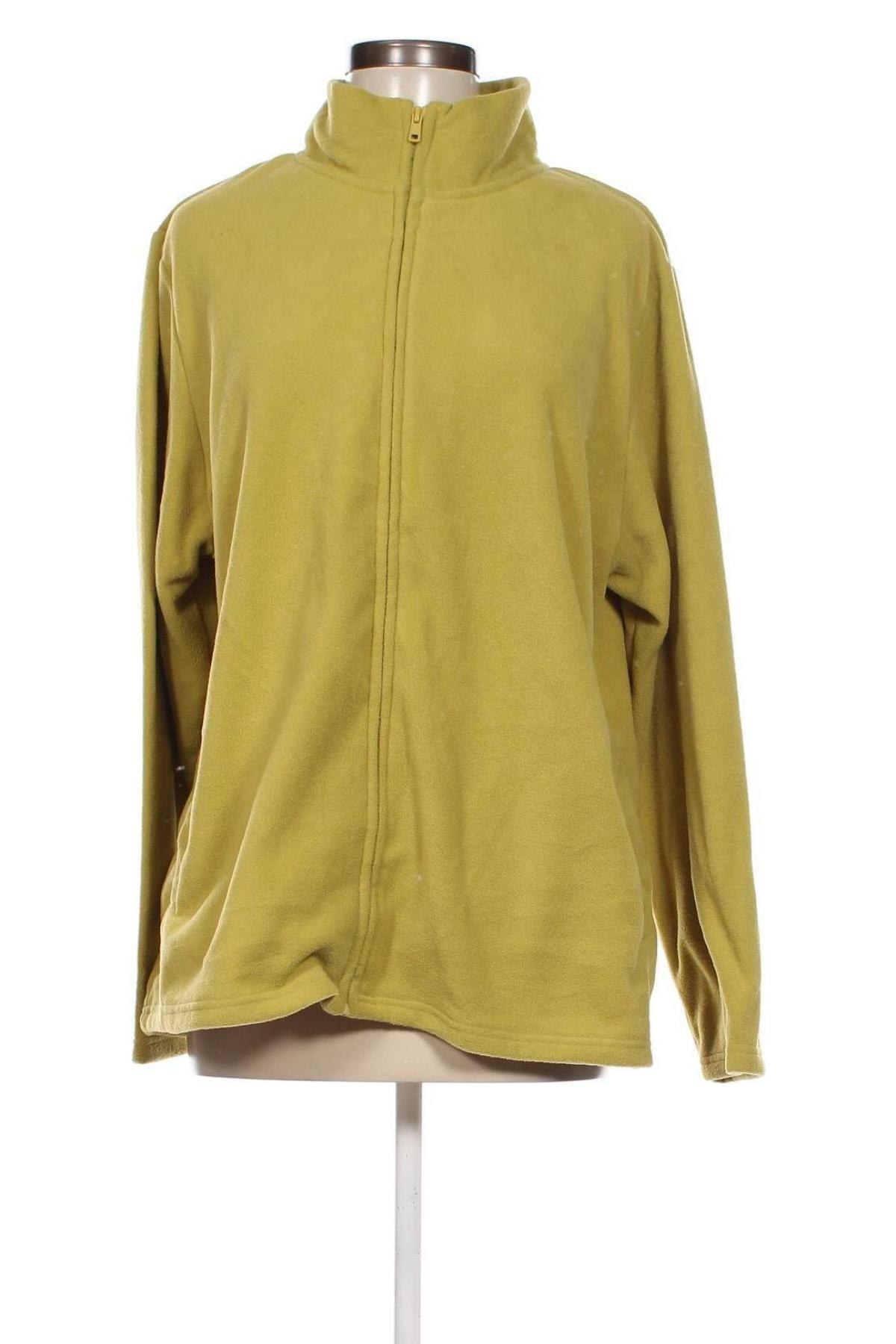 Γυναικεία ζακέτα fleece Bpc Bonprix Collection, Μέγεθος XXL, Χρώμα Πράσινο, Τιμή 14,47 €