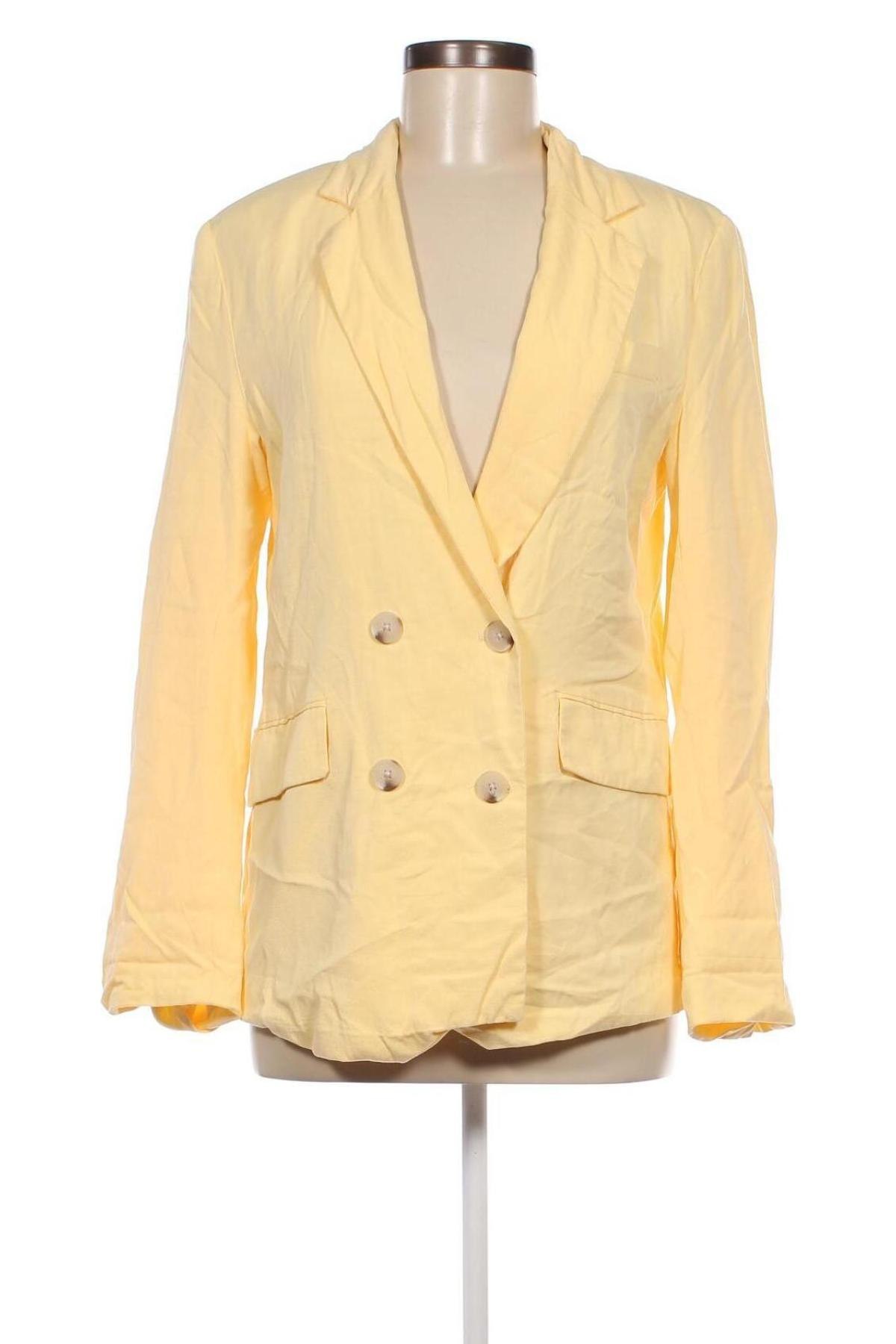 Damen Blazer Bershka, Größe S, Farbe Gelb, Preis € 30,62