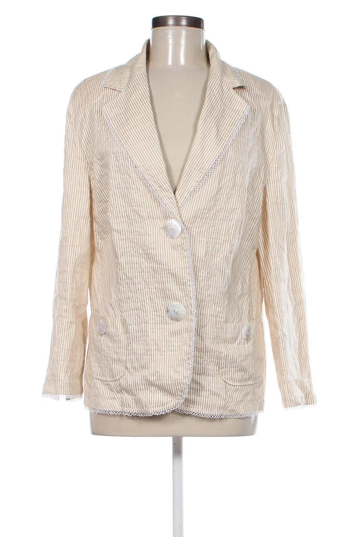 Damen Blazer Bianca, Größe M, Farbe Beige, Preis 2,99 €