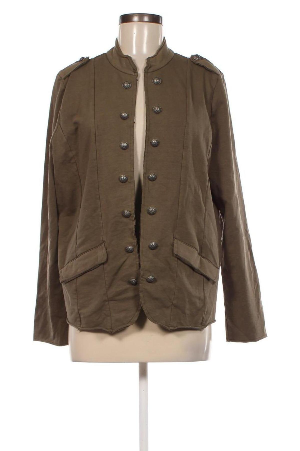 Дамско сако Gina, Размер XL, Цвят Зелен, Цена 26,40 лв.