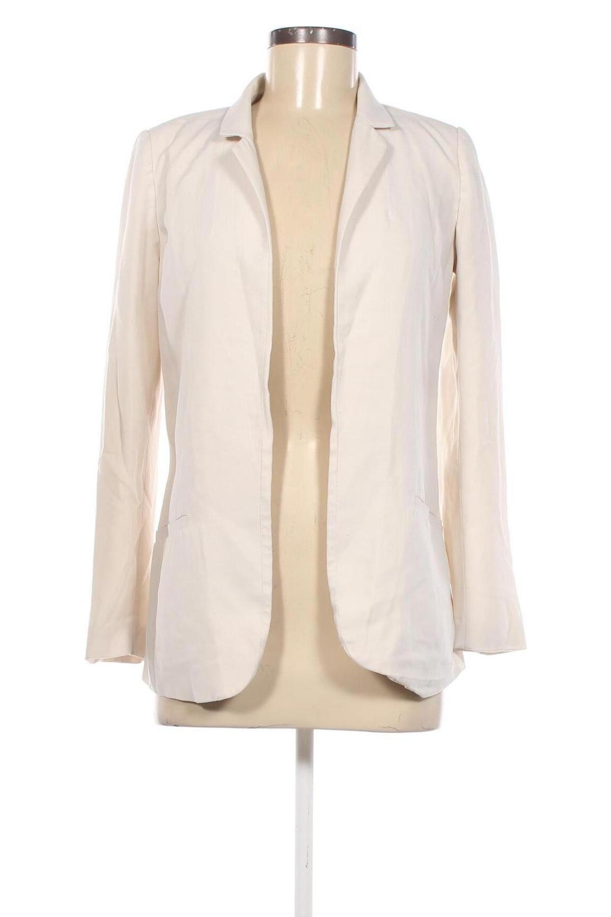 Damen Blazer H&M, Größe S, Farbe Ecru, Preis 14,99 €