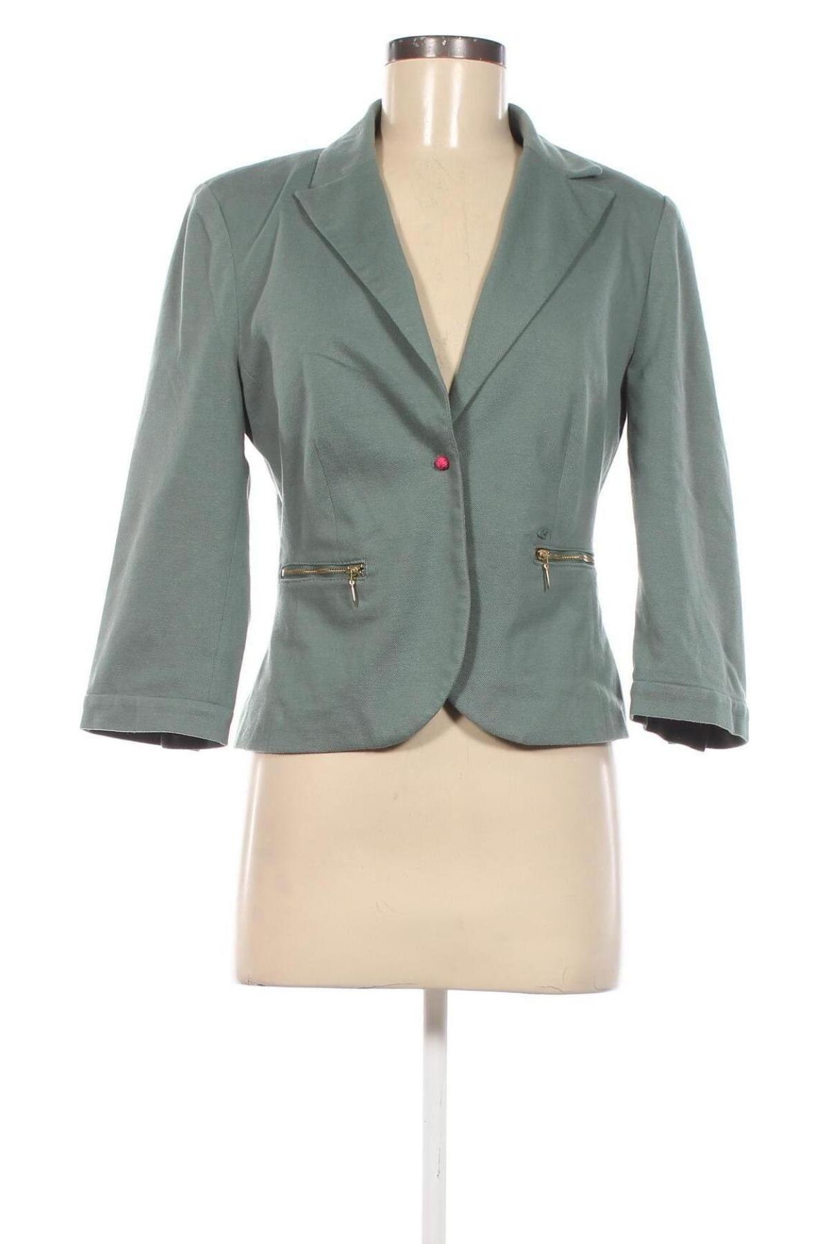 Damen Blazer Q/S by S.Oliver, Größe M, Farbe Grün, Preis € 5,01