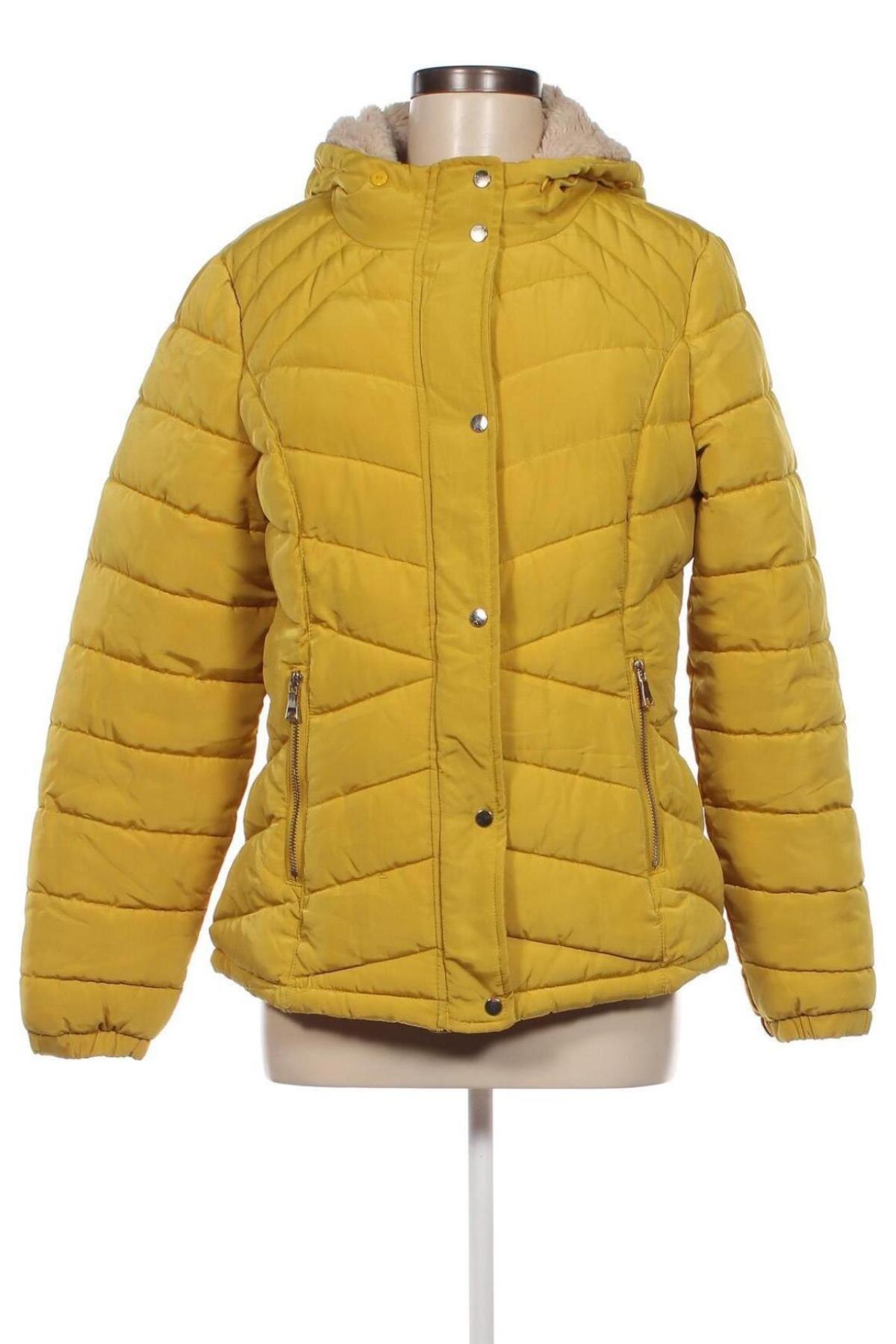 Γυναικείο μπουφάν F&F, Μέγεθος L, Χρώμα Κίτρινο, Τιμή 15,79 €
