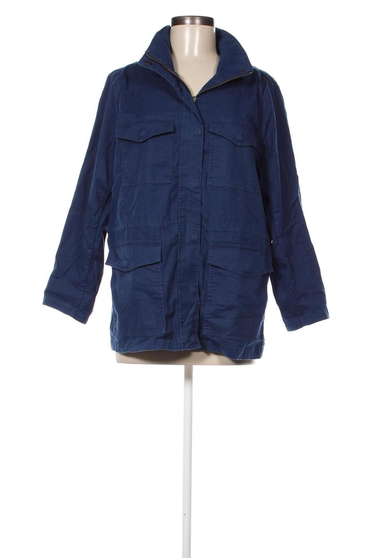 Γυναικείο μπουφάν Karl Kani, Μέγεθος M, Χρώμα Μπλέ, Τιμή 16,99 €