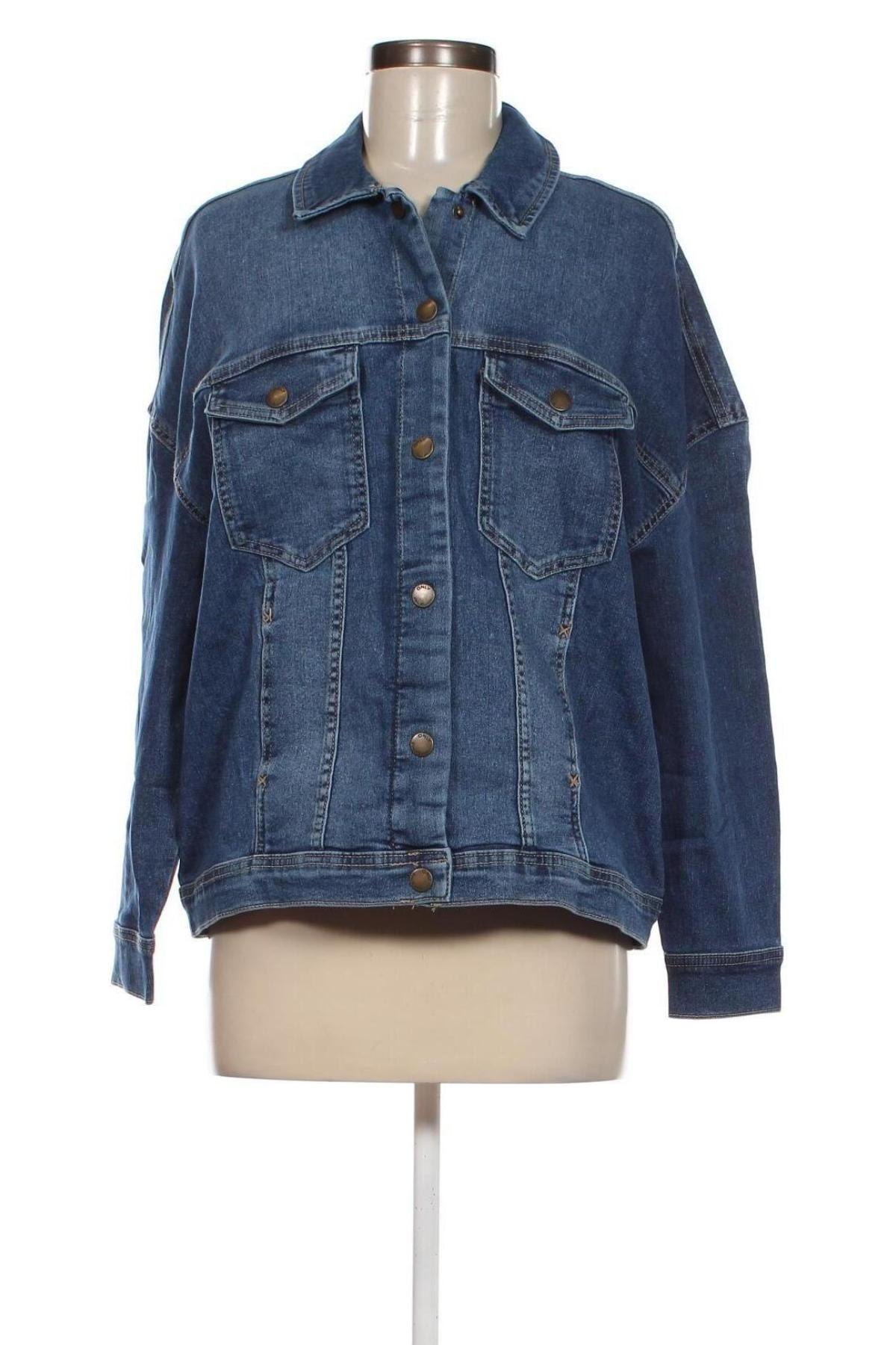 Γυναικείο μπουφάν ONLY, Μέγεθος M, Χρώμα Μπλέ, Τιμή 19,85 €