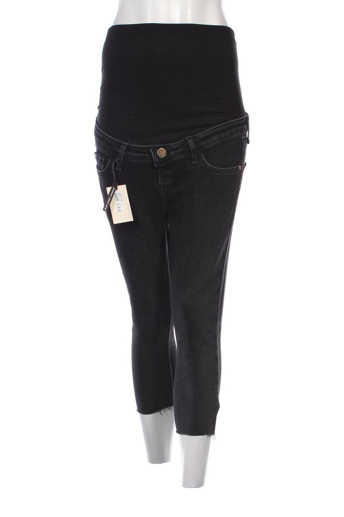 Umstandsjeans River Island, Größe S, Farbe Schwarz, Preis € 14,99