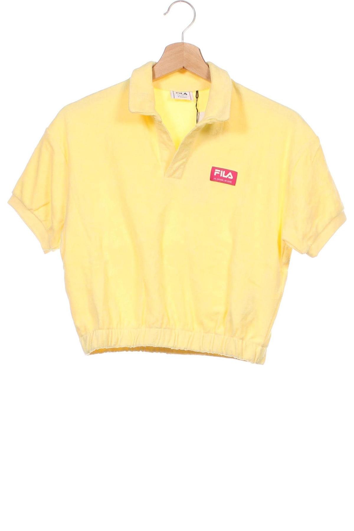 Bluză pentru copii FILA, Mărime 10-11y/ 146-152 cm, Culoare Galben, Preț 80,53 Lei