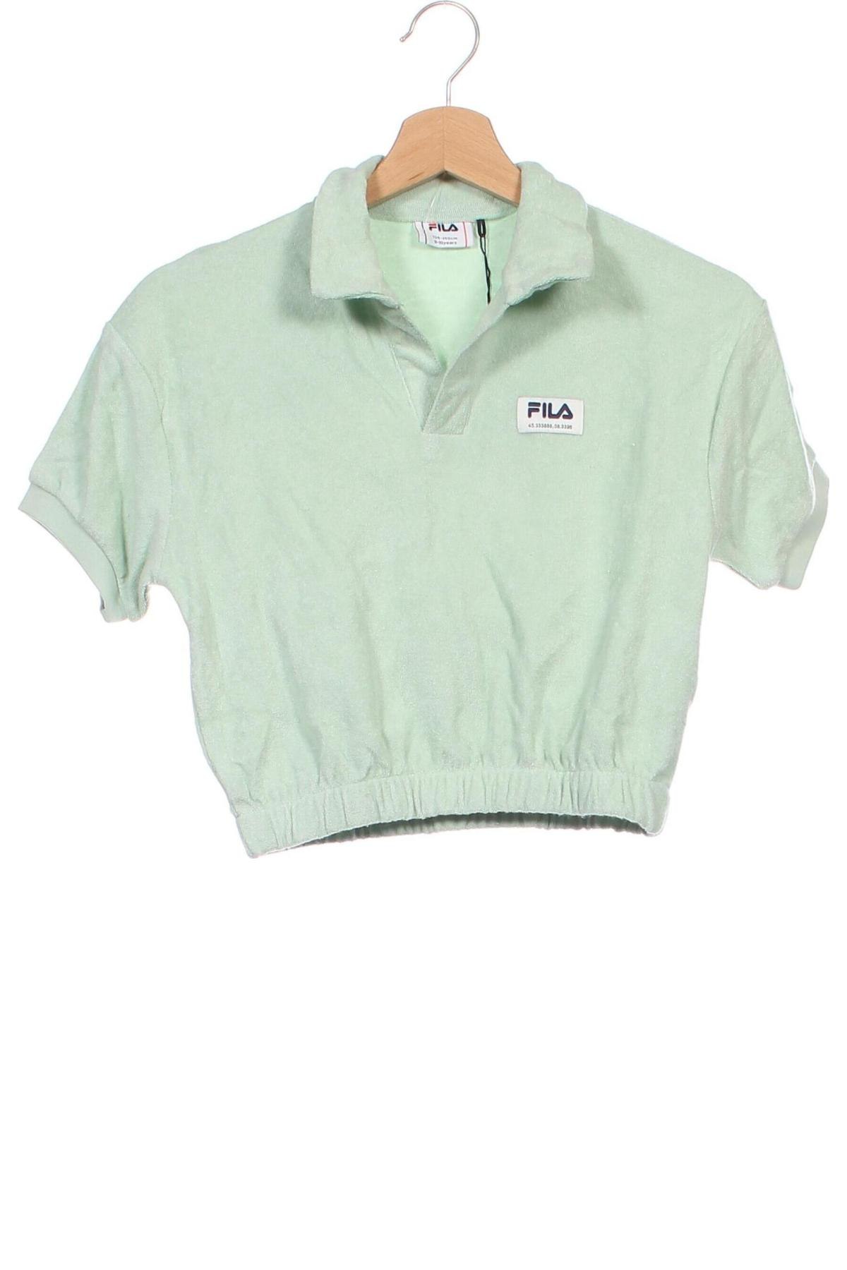 Детска блуза FILA, Размер 8-9y/ 134-140 см, Цвят Зелен, Цена 34,00 лв.
