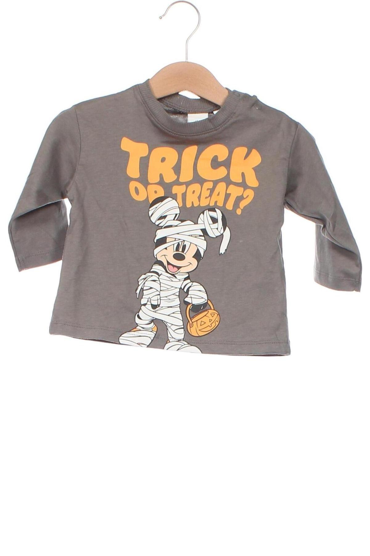 Kinder Shirt H&M, Größe 6-9m/ 68-74 cm, Farbe Grau, Preis 9,21 €