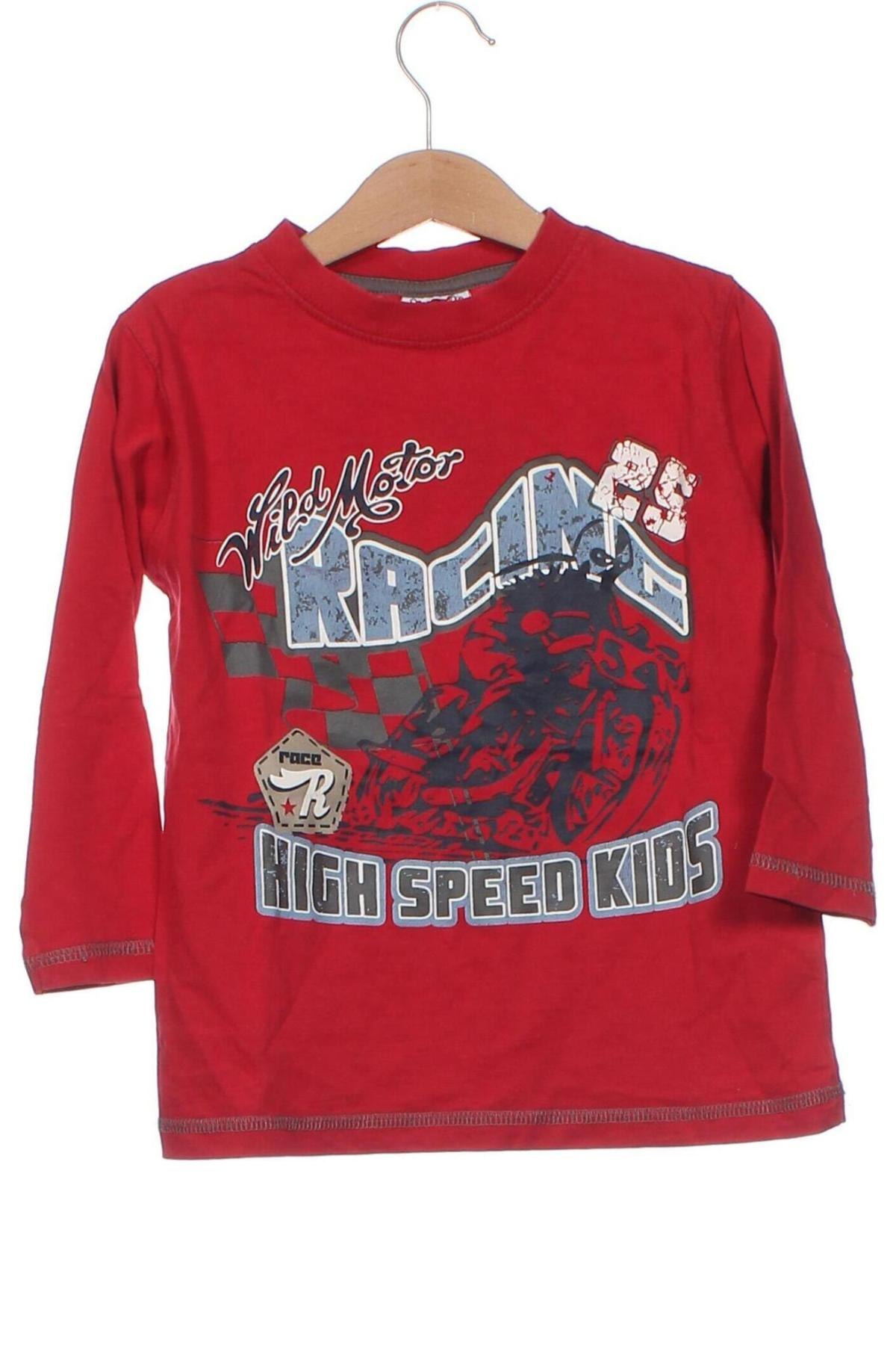 Kinder Shirt Kik, Größe 3-4y/ 104-110 cm, Farbe Rot, Preis € 4,99