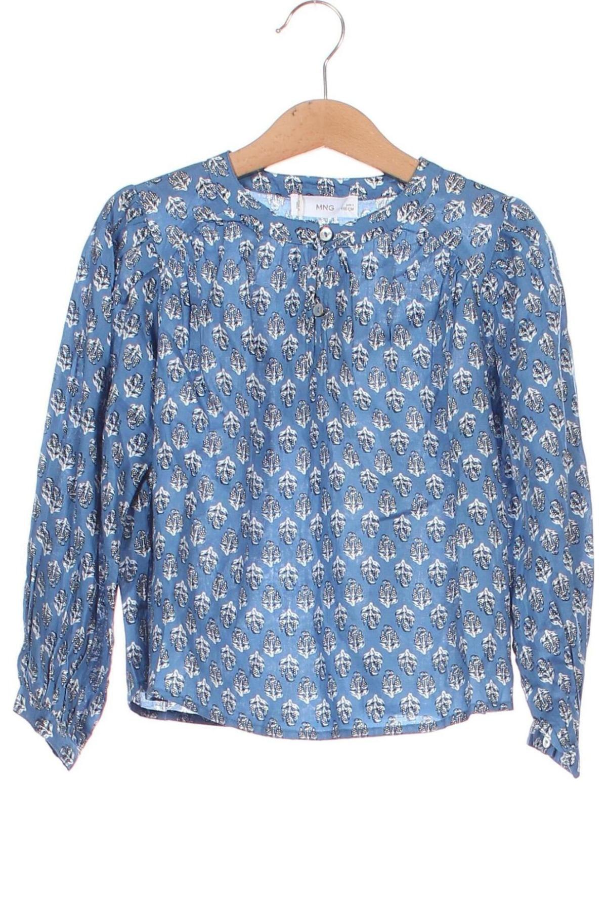 Kinder Shirt Mango, Größe 5-6y/ 116-122 cm, Farbe Blau, Preis € 6,23