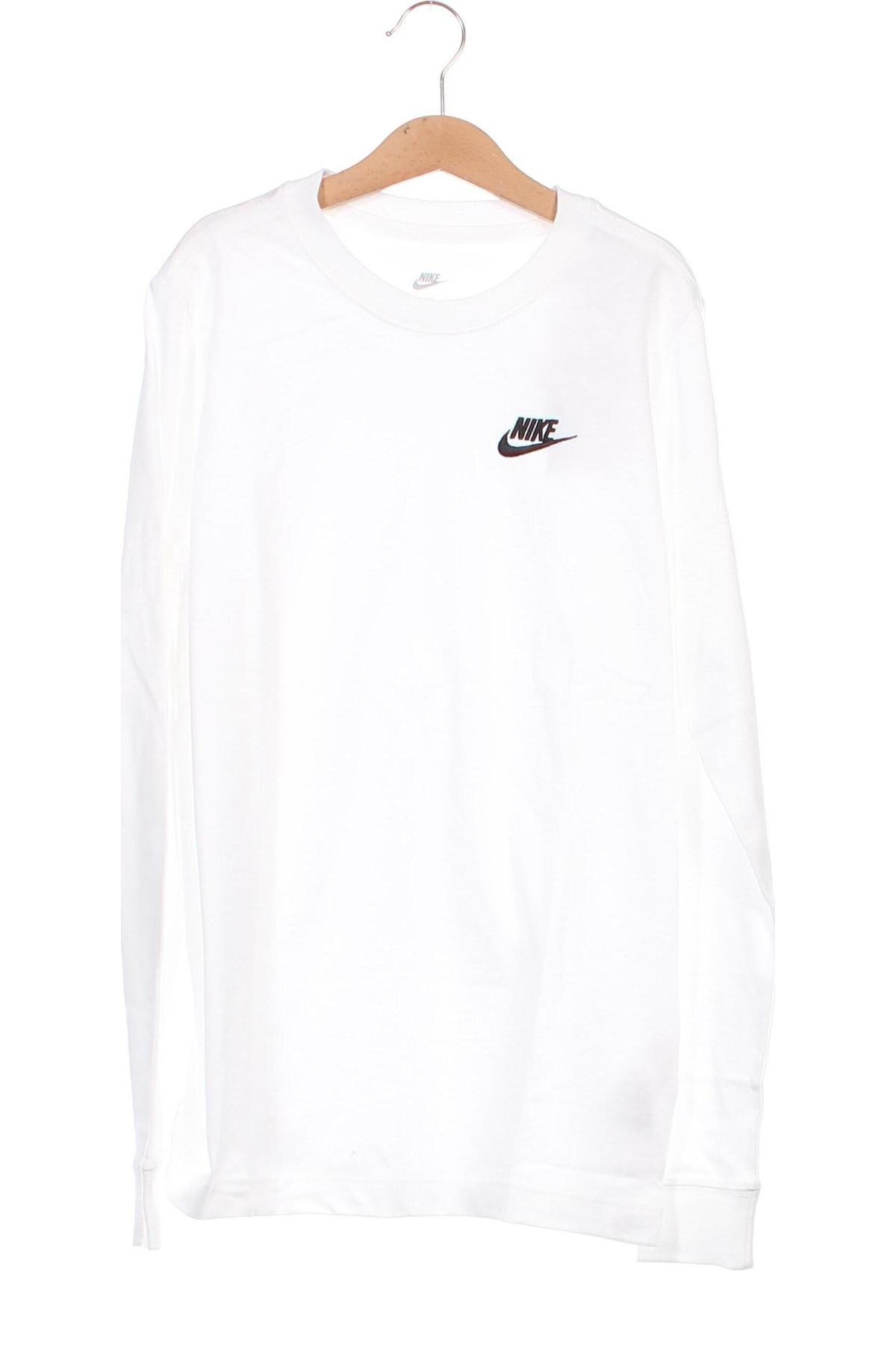 Детска блуза Nike, Размер 11-12y/ 152-158 см, Цвят Бял, Цена 45,00 лв.