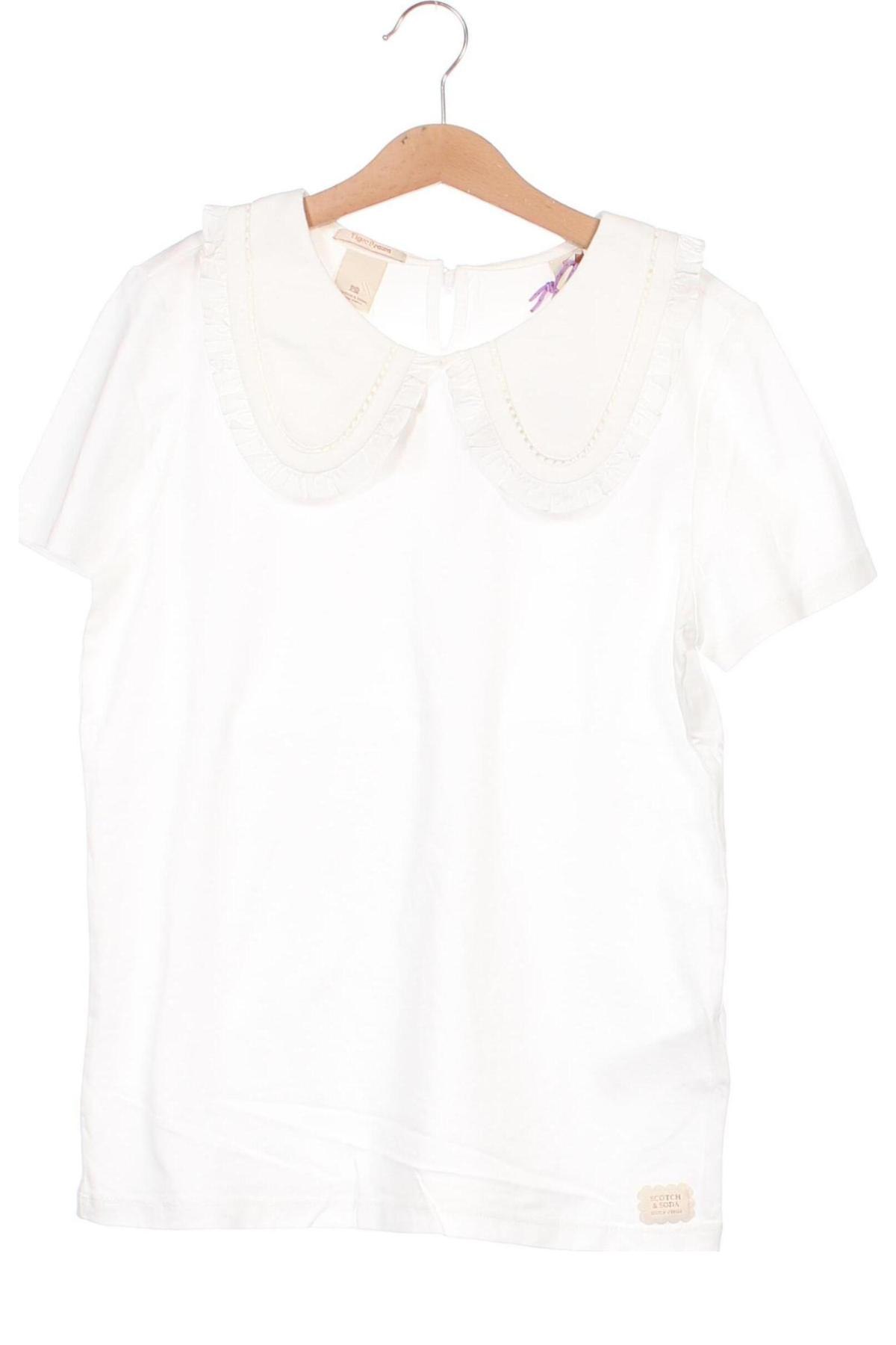 Детска блуза Scotch & Soda, Размер 13-14y/ 164-168 см, Цвят Бял, Цена 41,60 лв.